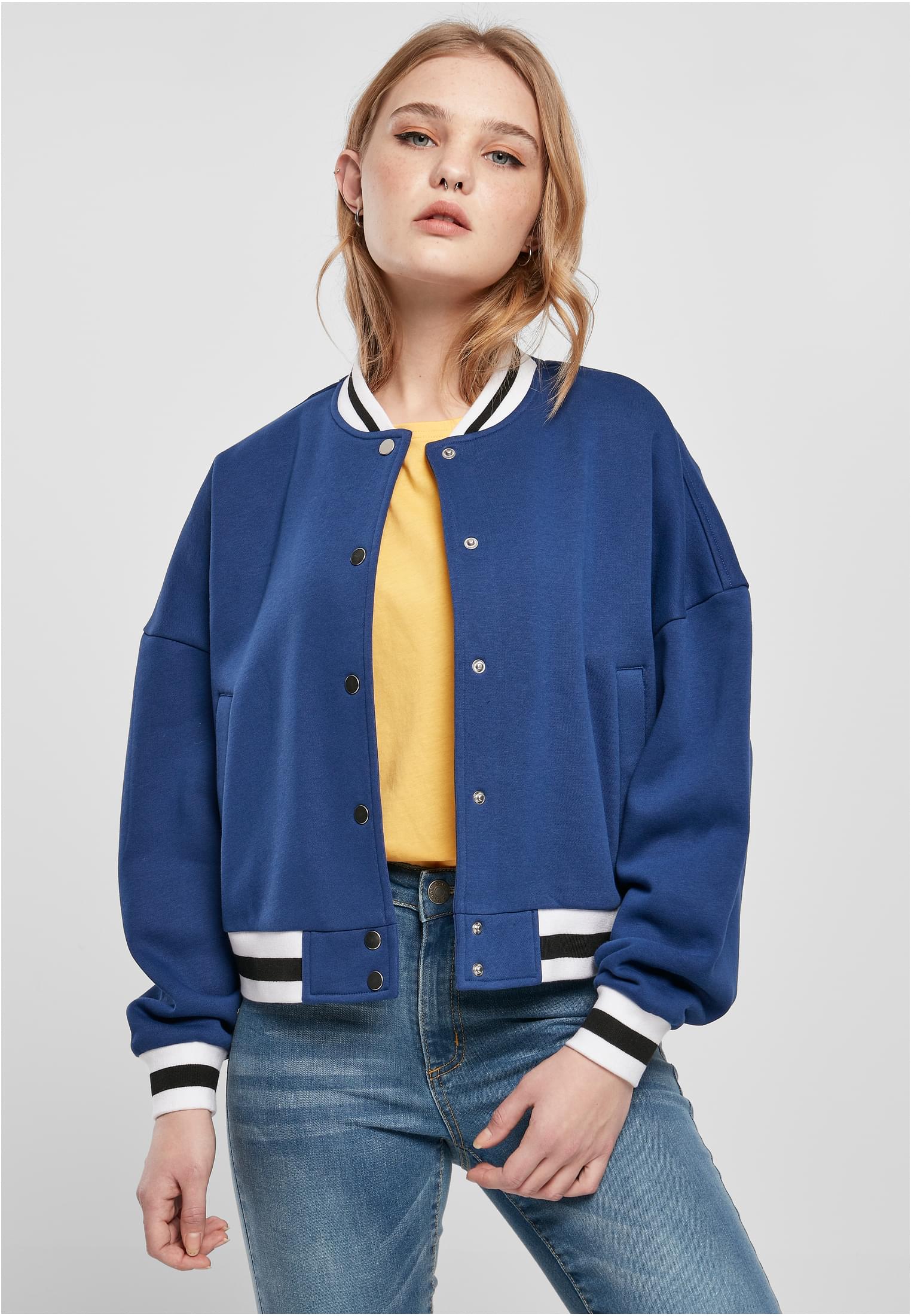 Urban Classics Giacca Oversized College Sweat spaceblue