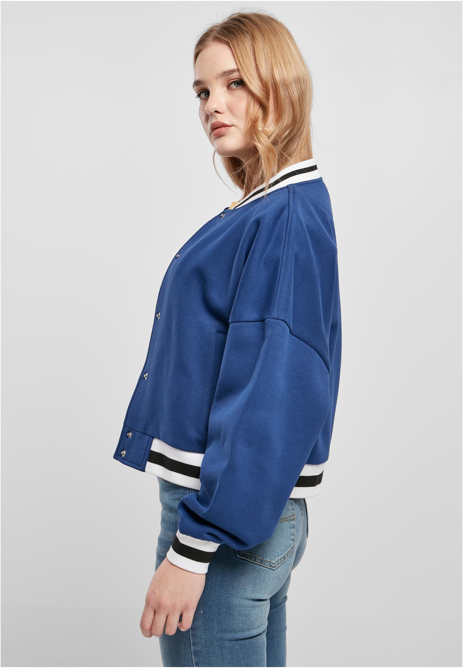 Urban Classics Giacca Oversized College Sweat spaceblue