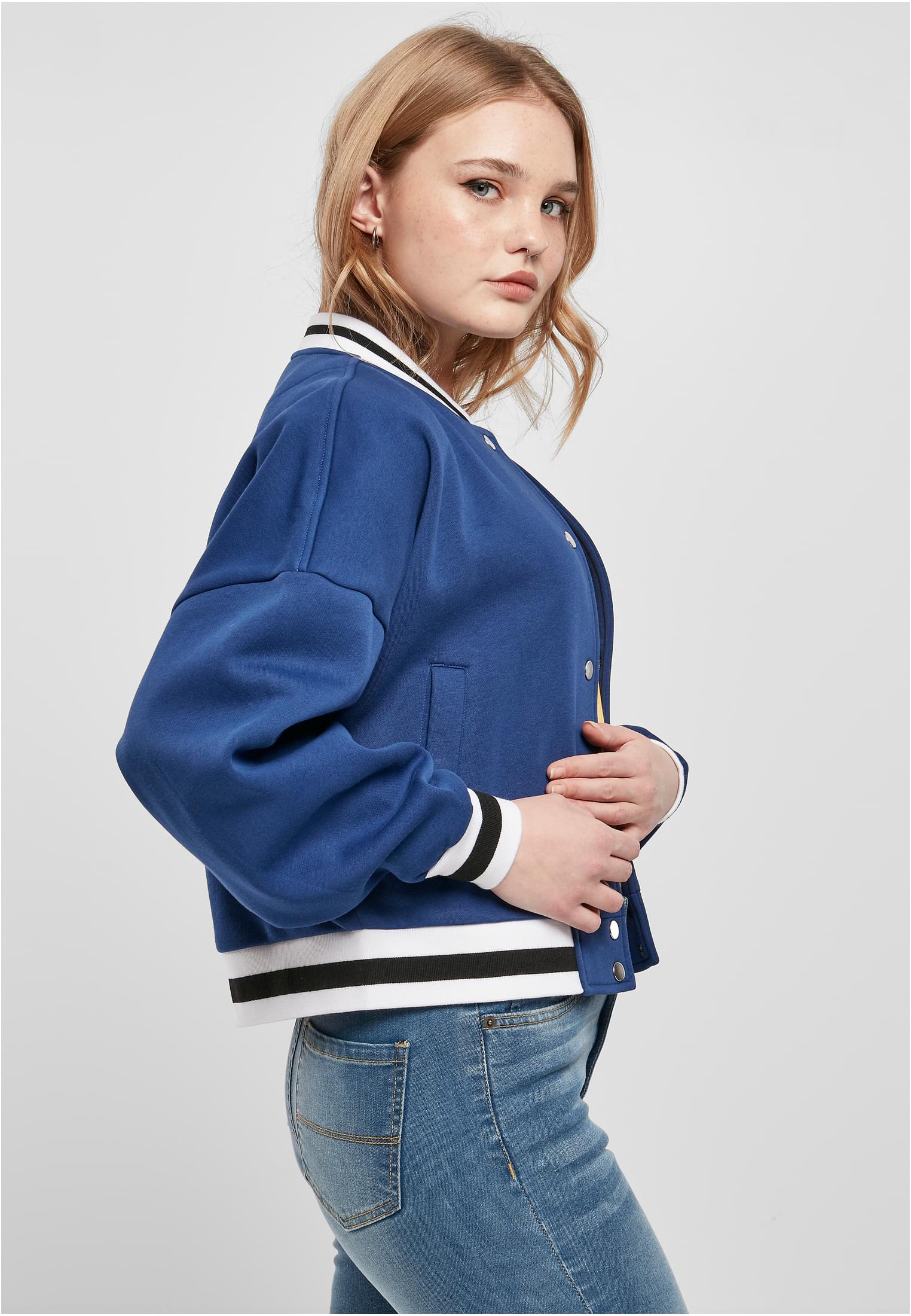 Urban Classics Giacca Oversized College Sweat spaceblue