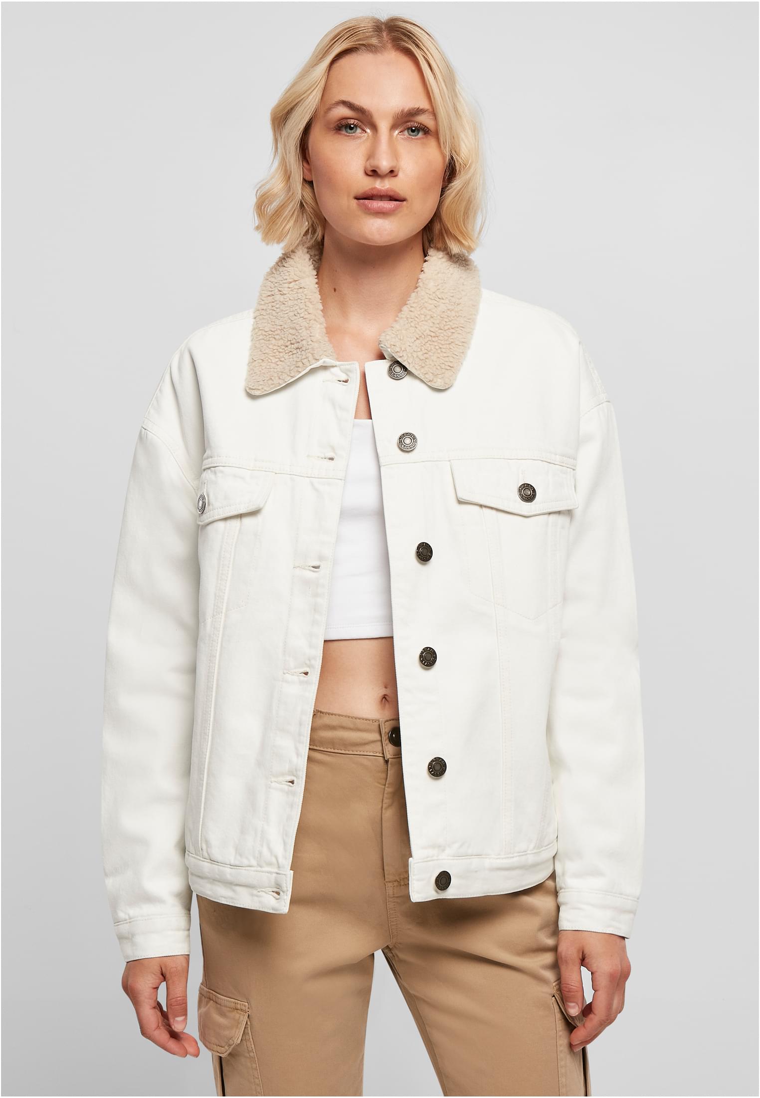 Urban Classics Giacca Oversized Sherpa raw