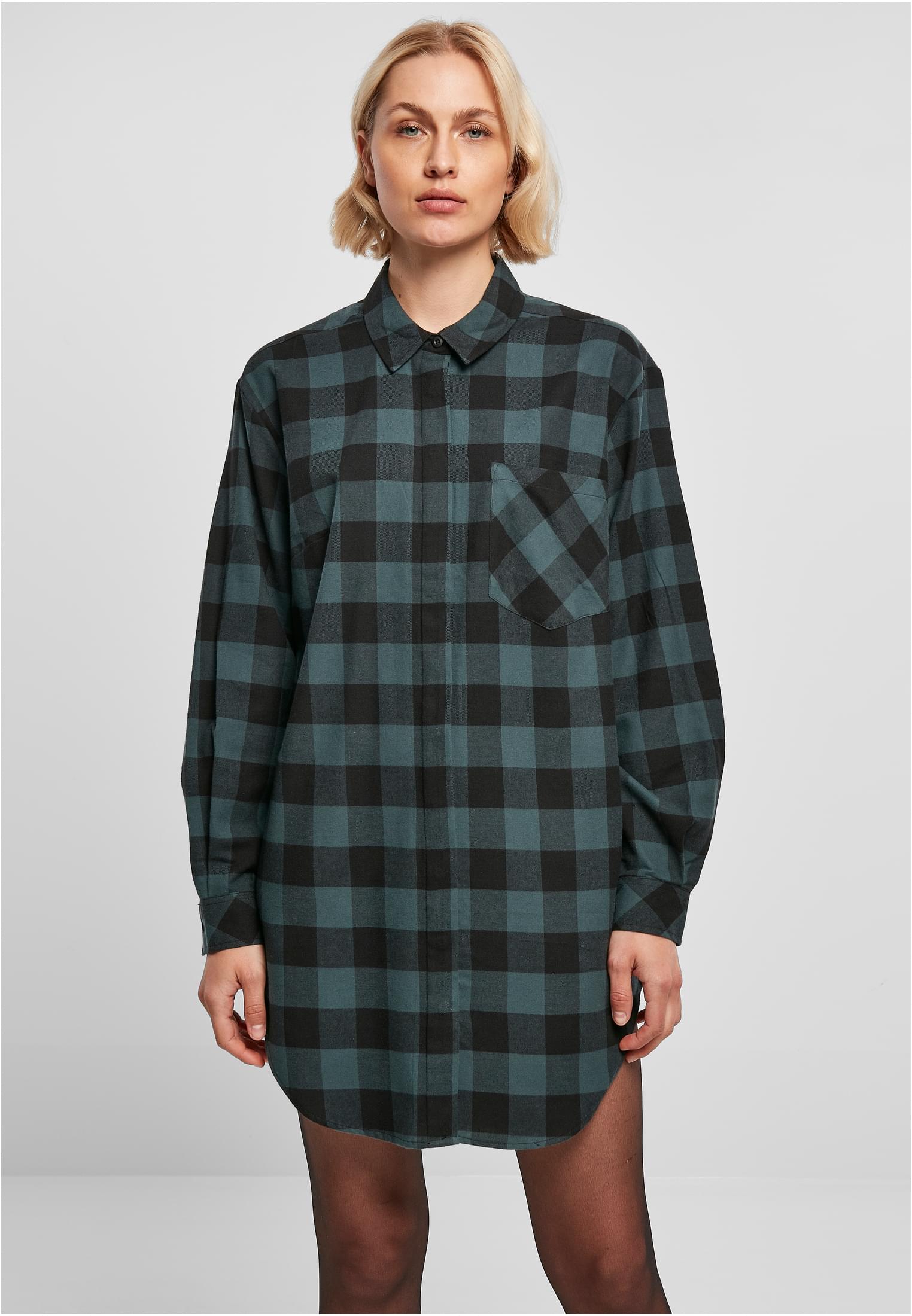 Urban Classics Camicia Oversized Check jasper/black
