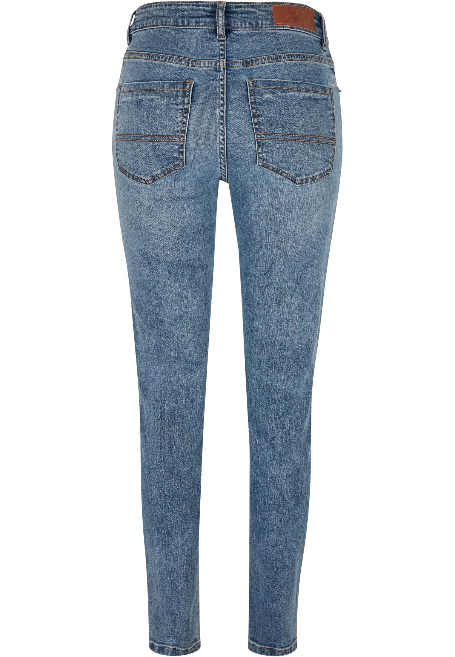 Urban Classics Jeans Mid Waist Skinny midstone washed