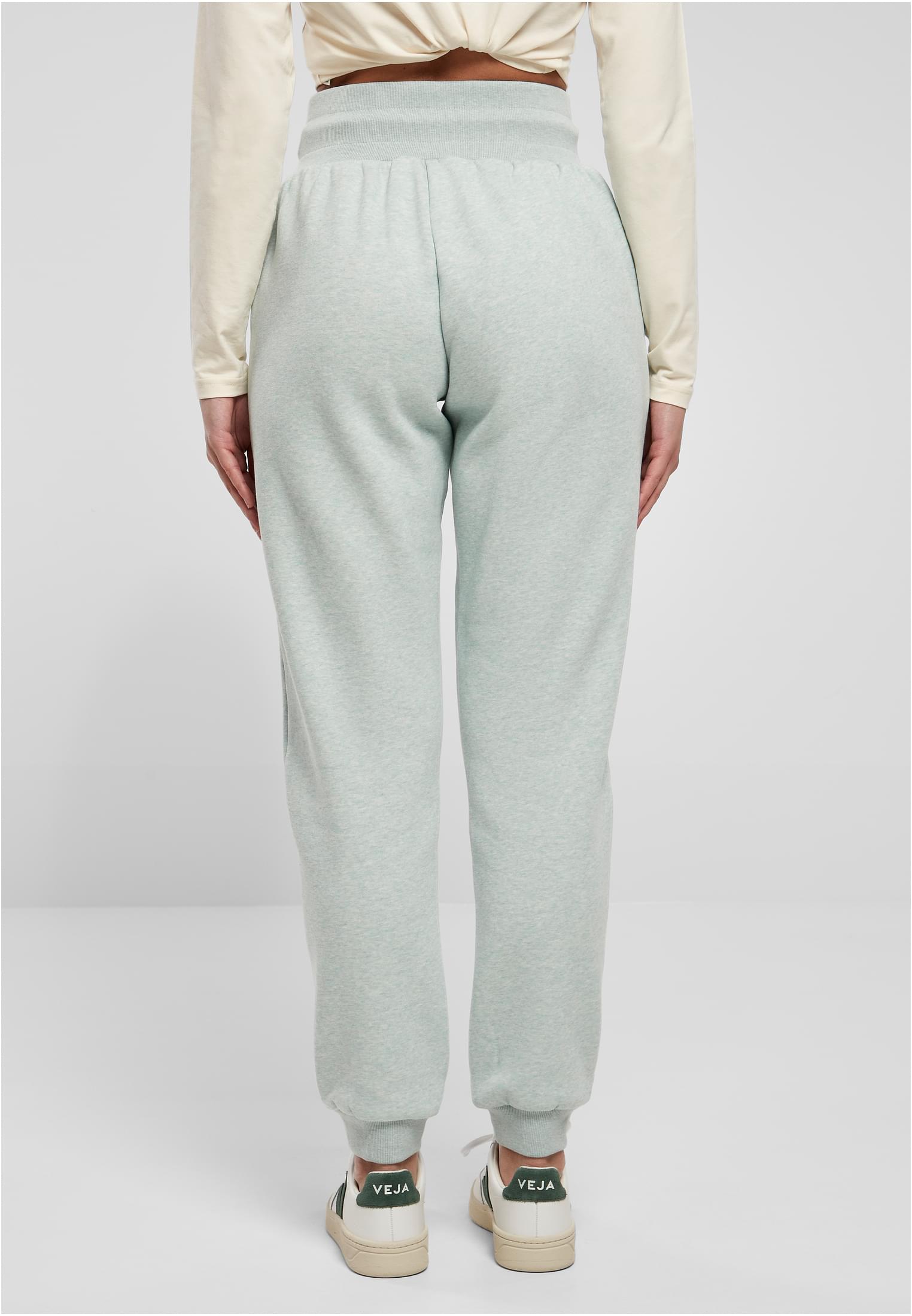 Urban Classics Pantaloni High Waist Color Sweat salvia