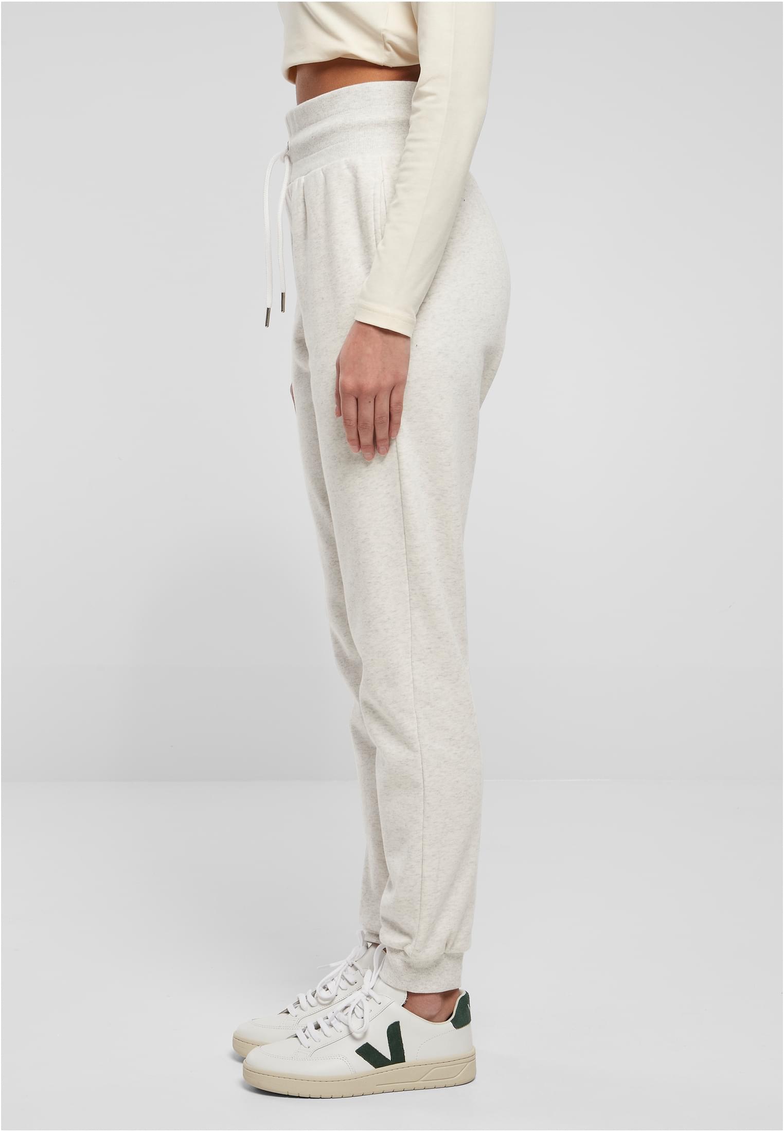 Urban Classics Pantaloni High Waist Color Sweat lightgrey