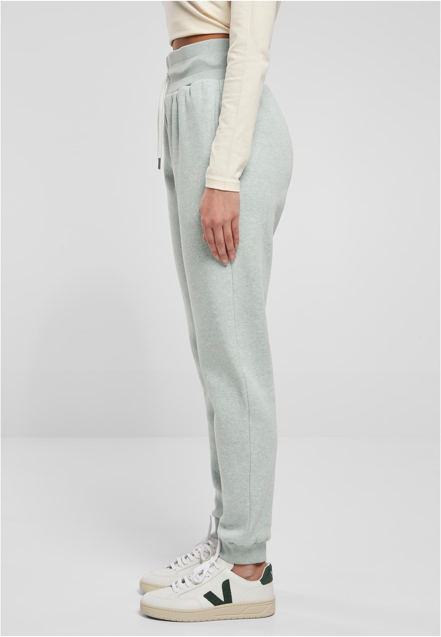Urban Classics Pantaloni High Waist Color Sweat salvia
