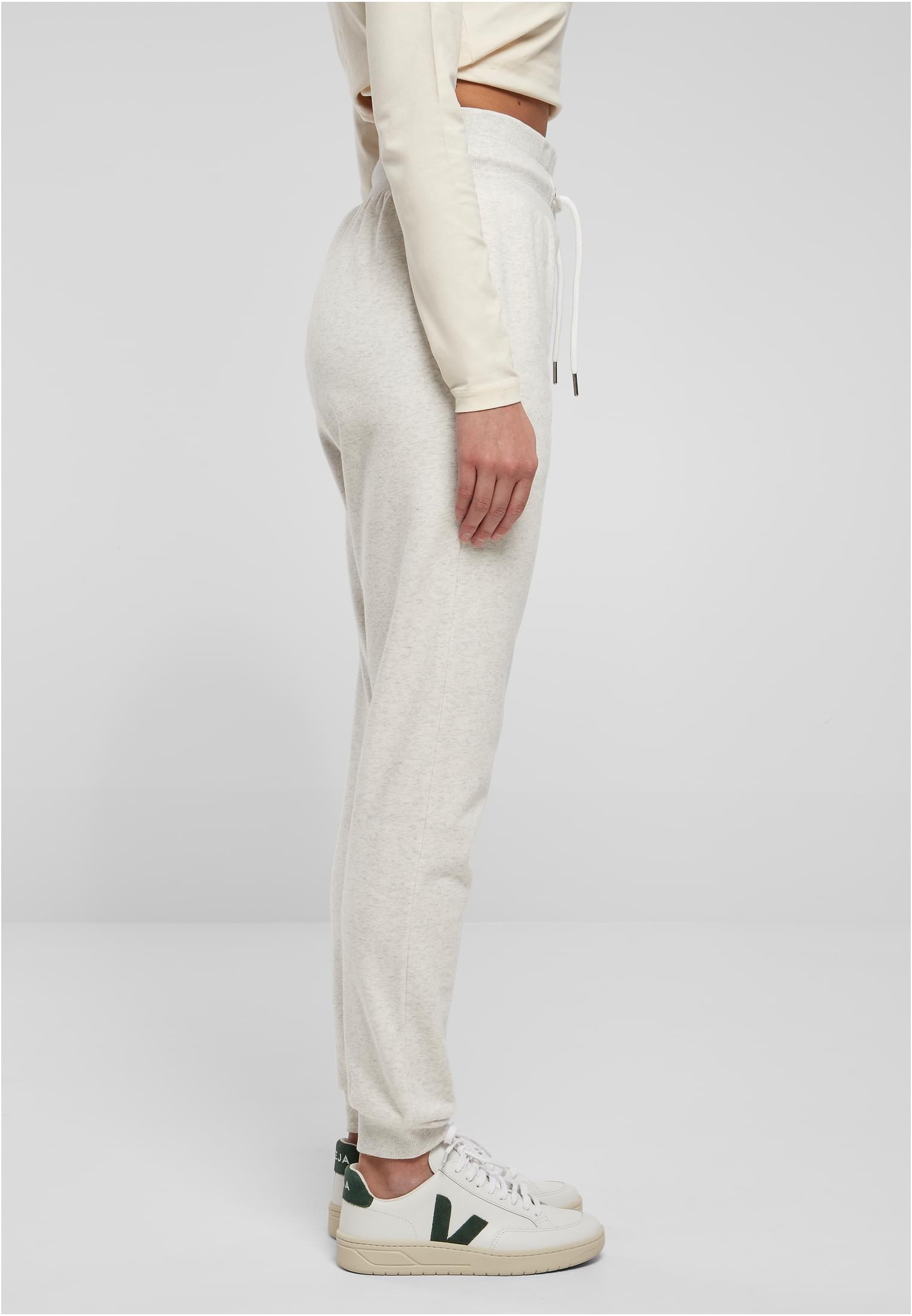 Urban Classics Pantaloni High Waist Color Sweat lightgrey