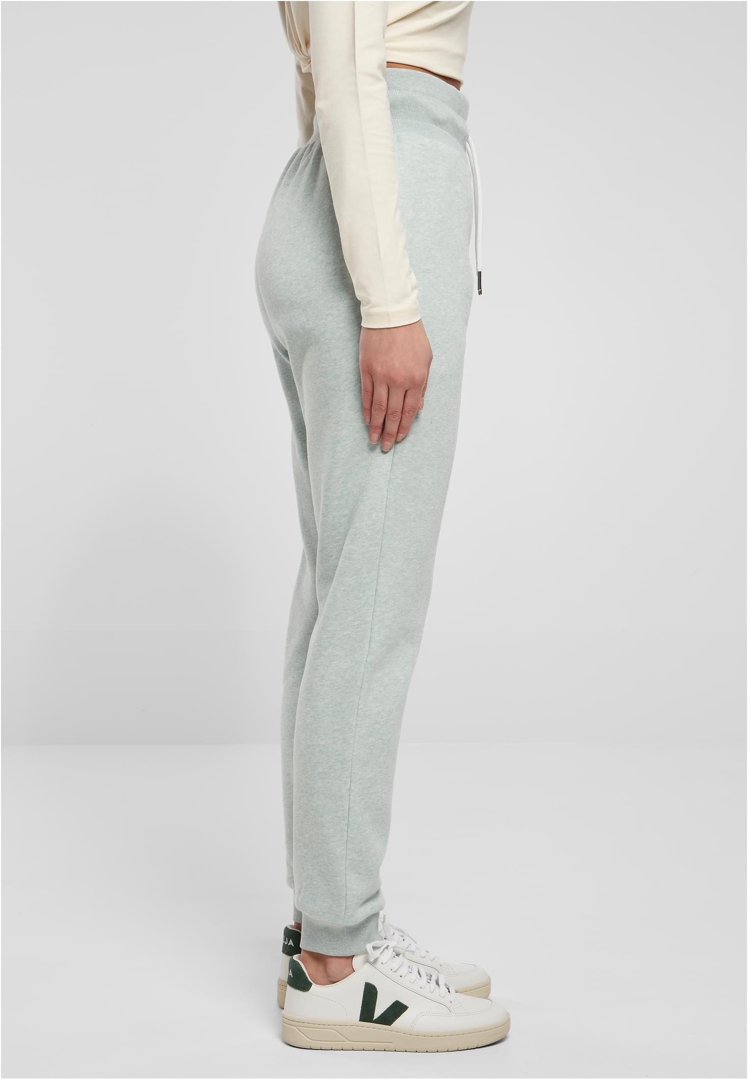 Urban Classics Pantaloni High Waist Color Sweat salvia