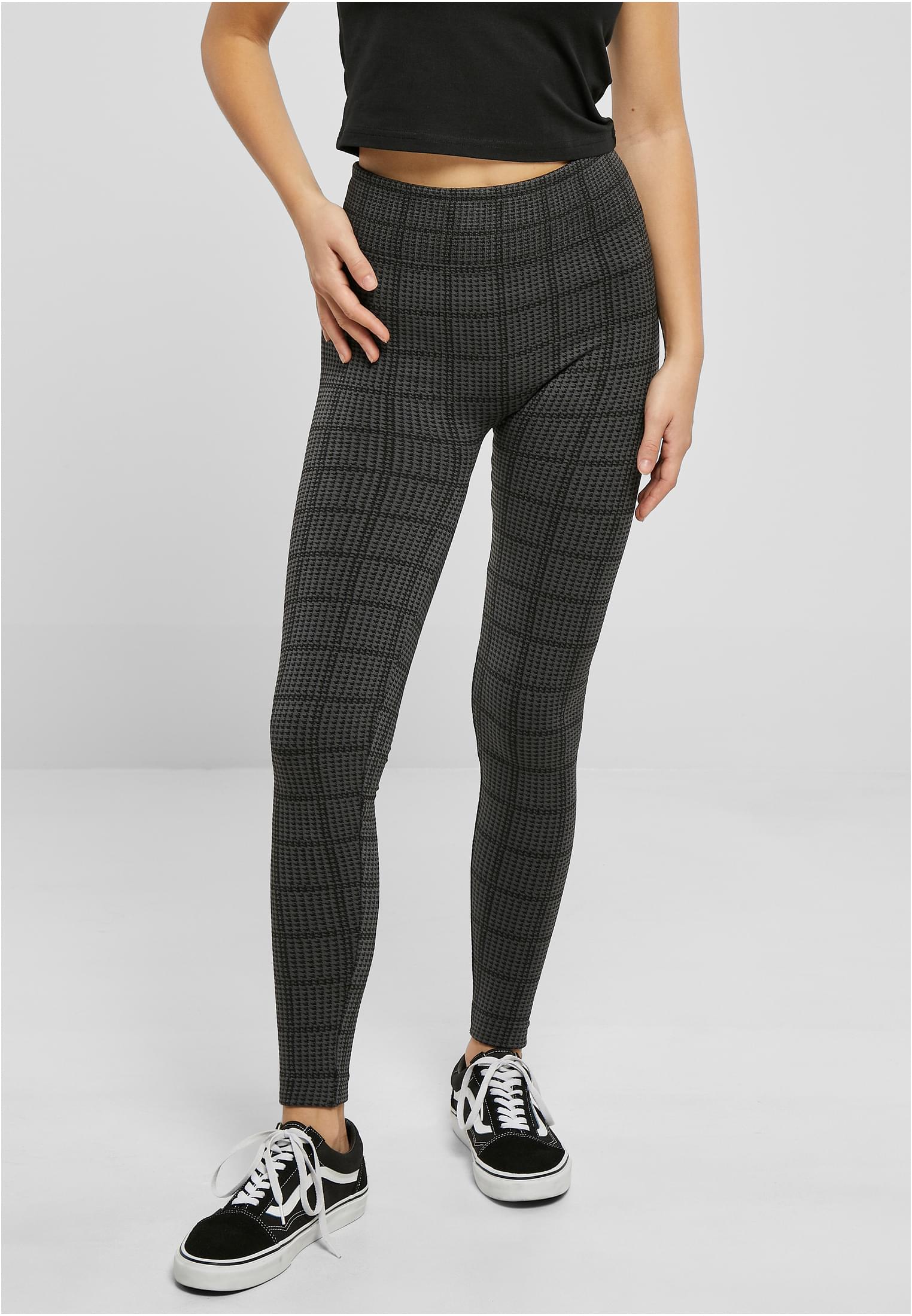 Urban Classics Leggings Seamless Heritage aspaltsquardcheck S/M