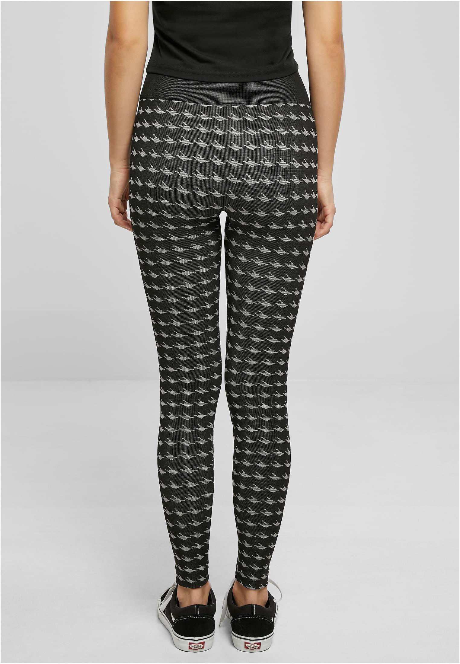 Urban Classics Leggings Seamless Heritage blackhoundstooth S/M