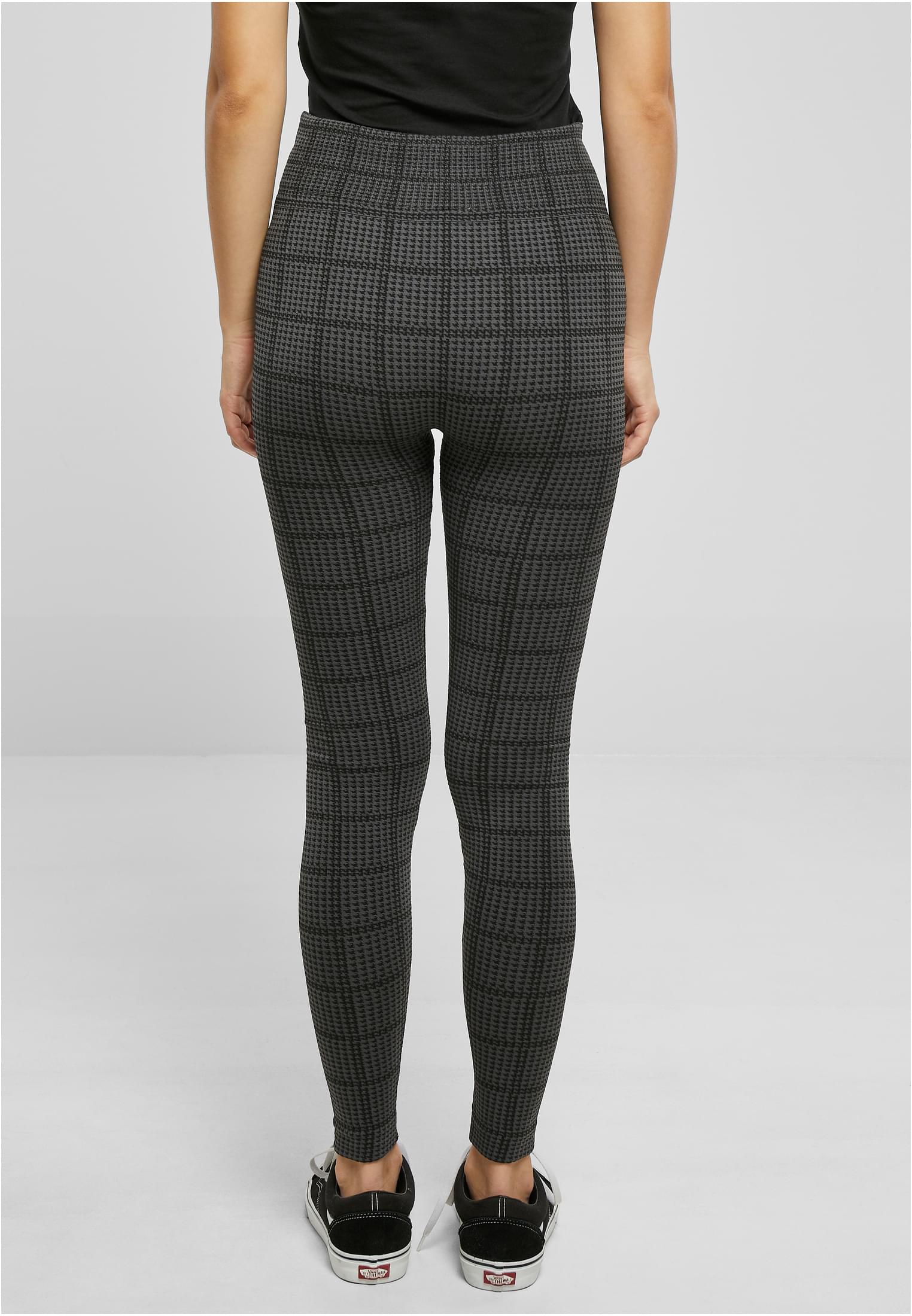 Urban Classics Leggings Seamless Heritage aspaltsquardcheck S/M