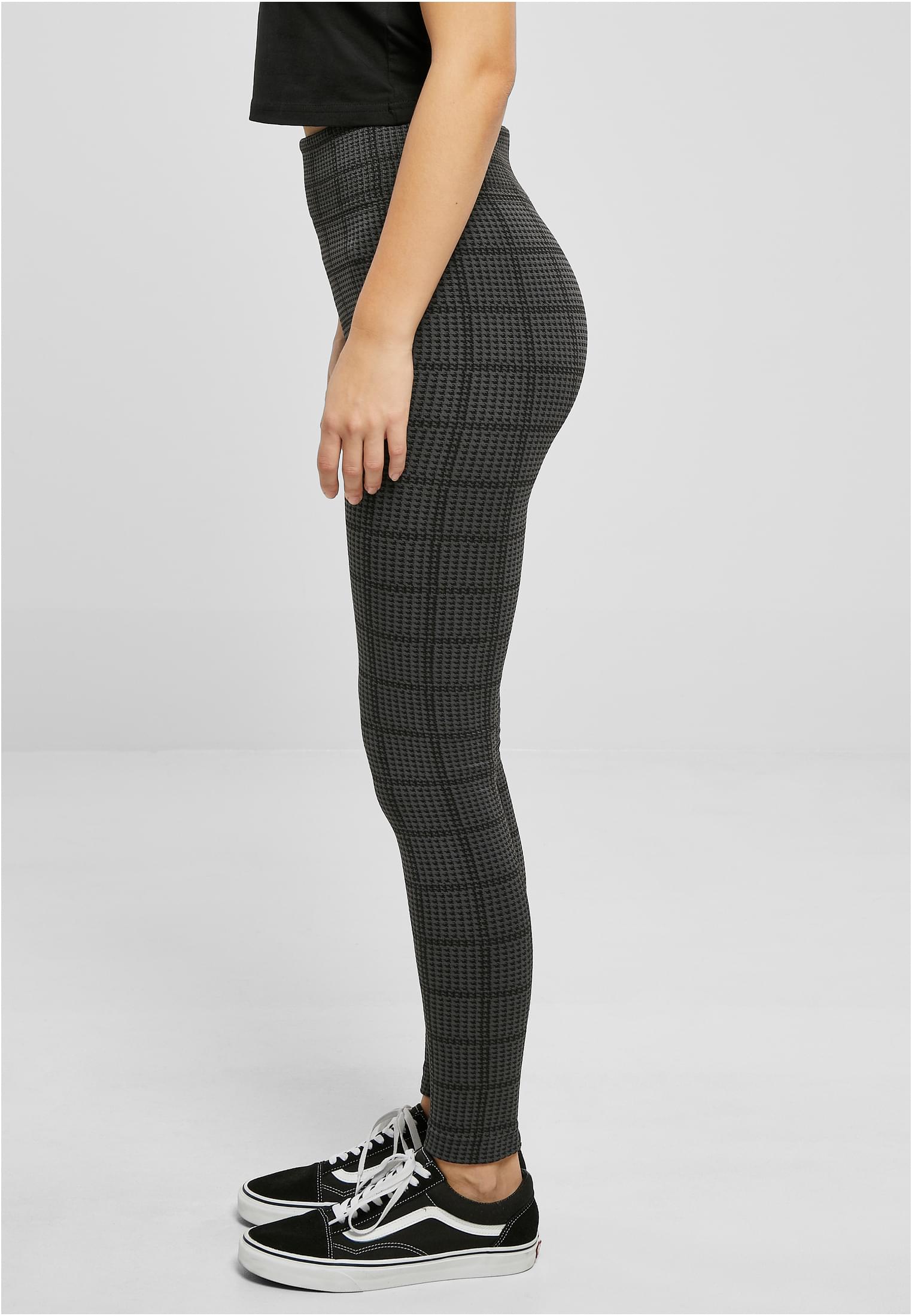 Urban Classics Leggings Seamless Heritage aspaltsquardcheck S/M