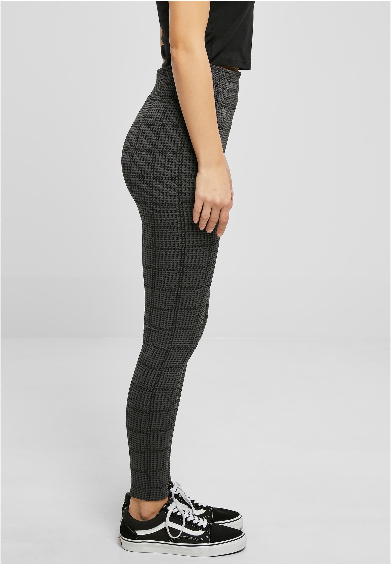 Urban Classics Leggings Seamless Heritage aspaltsquardcheck S/M