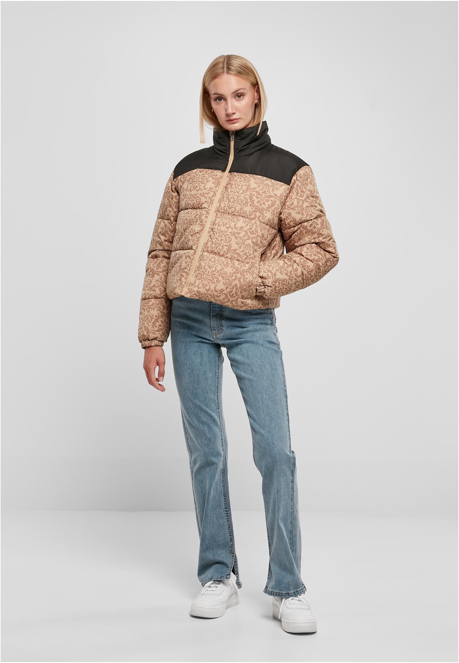Urban Classics Giacca AOP Retro unionbeigedamast