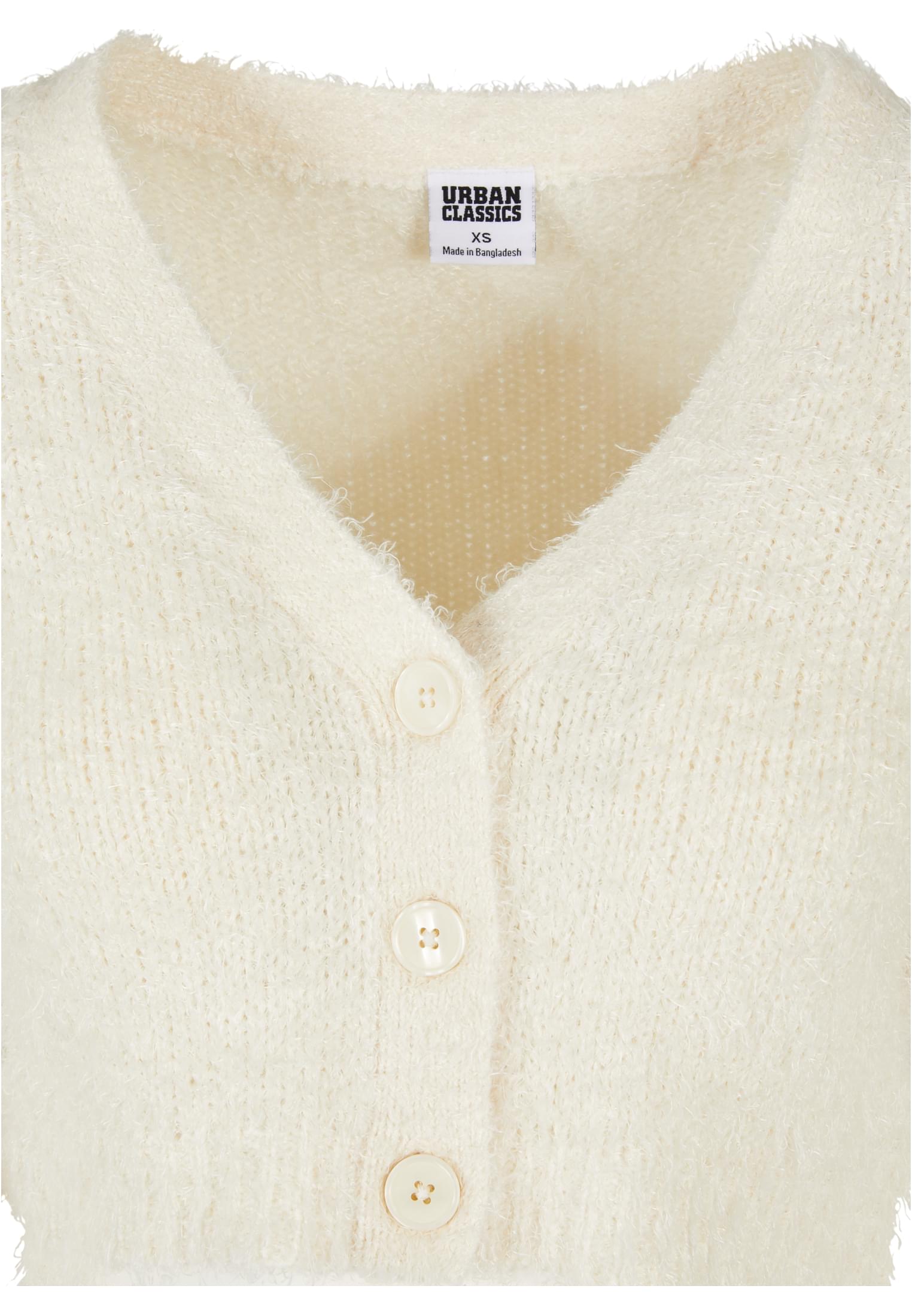 Urban Classics Cardigan Cropped Feather whitesand
