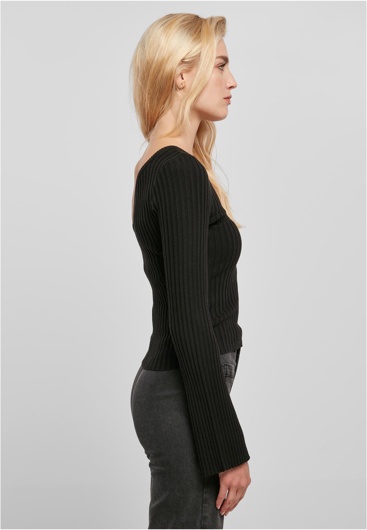 Urban Classics Maglione Short Rib Knit One Sleeve
