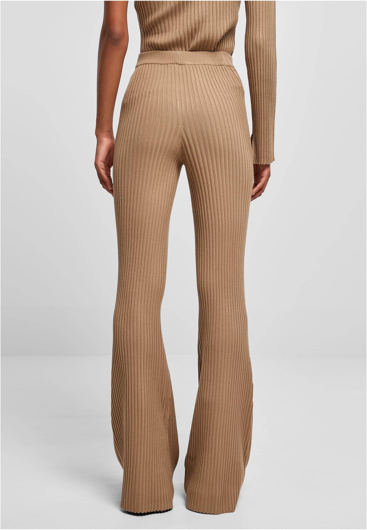 Urban Classics Leggings Flared Rib Knit unionbeige