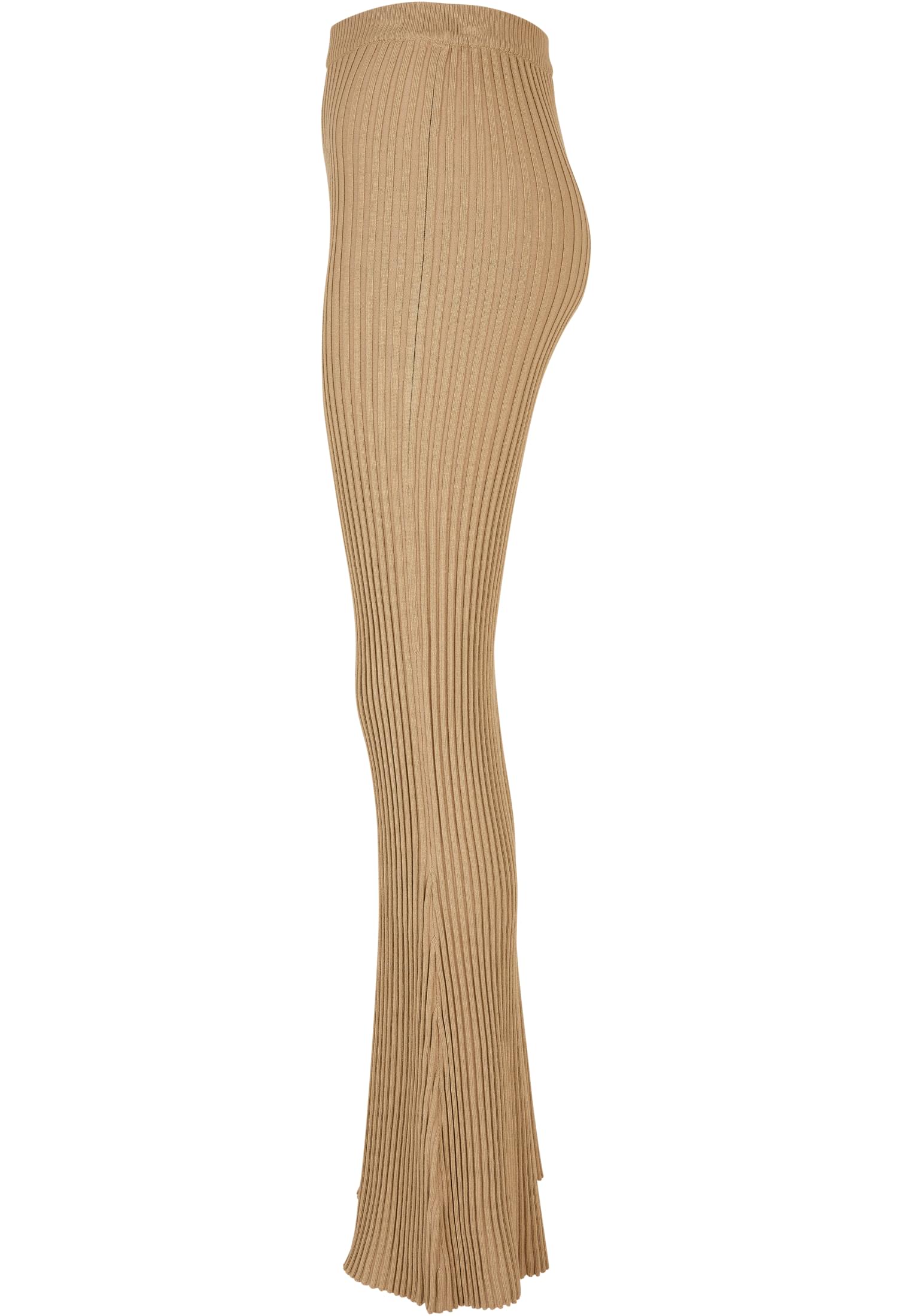 Urban Classics Leggings Flared Rib Knit unionbeige