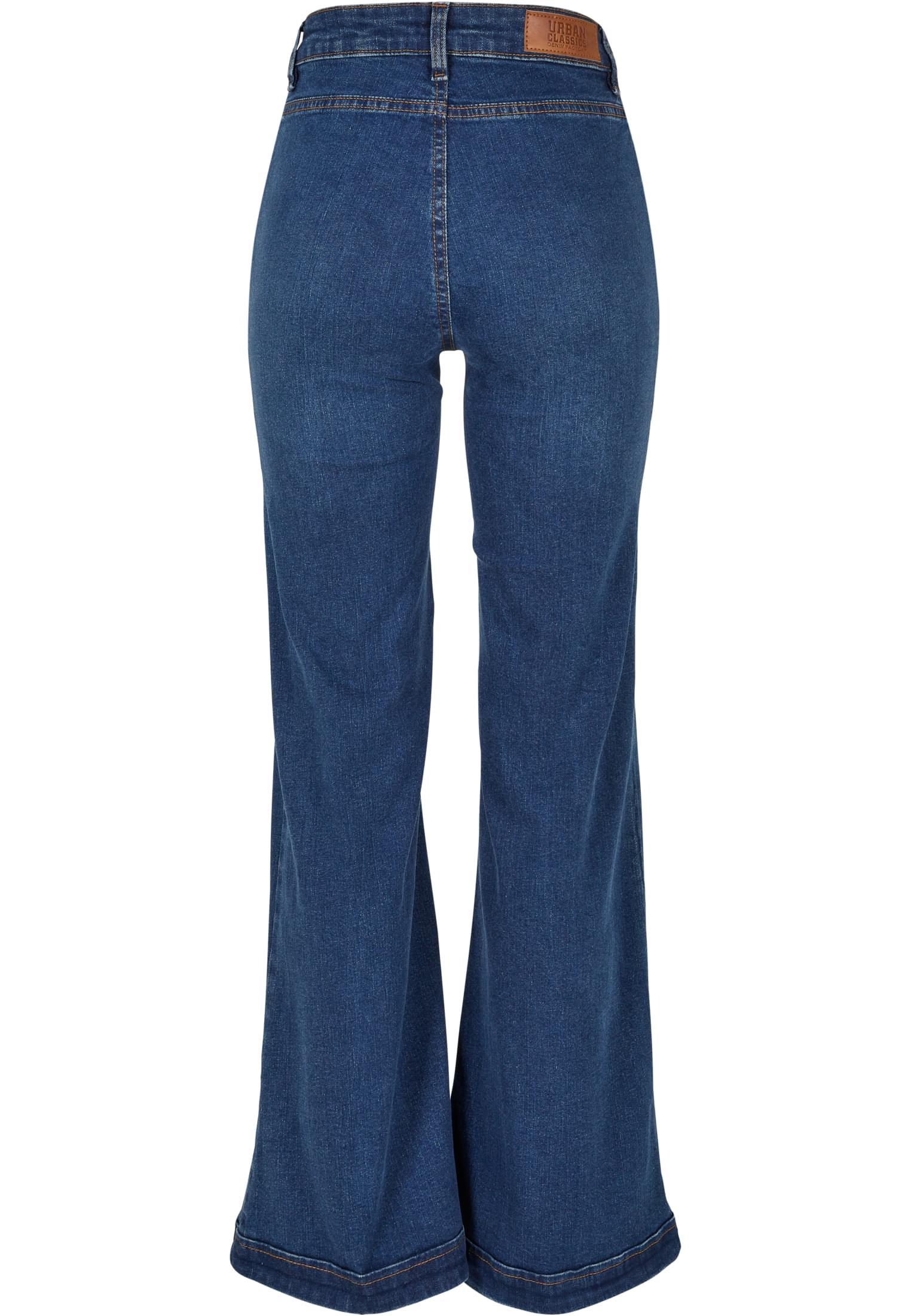 UC Ladies Pantaloni Vintage Flared deepblue washed
