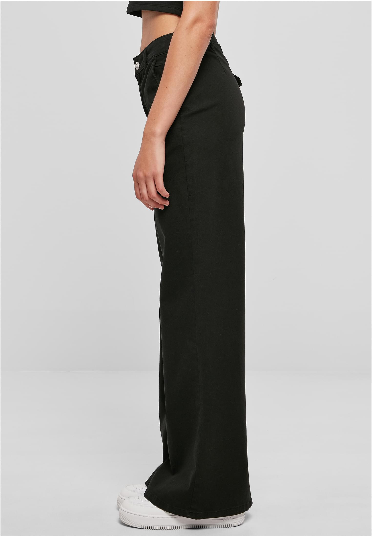 Urban Classics Pantaloni High Waist Wide Leg Chino