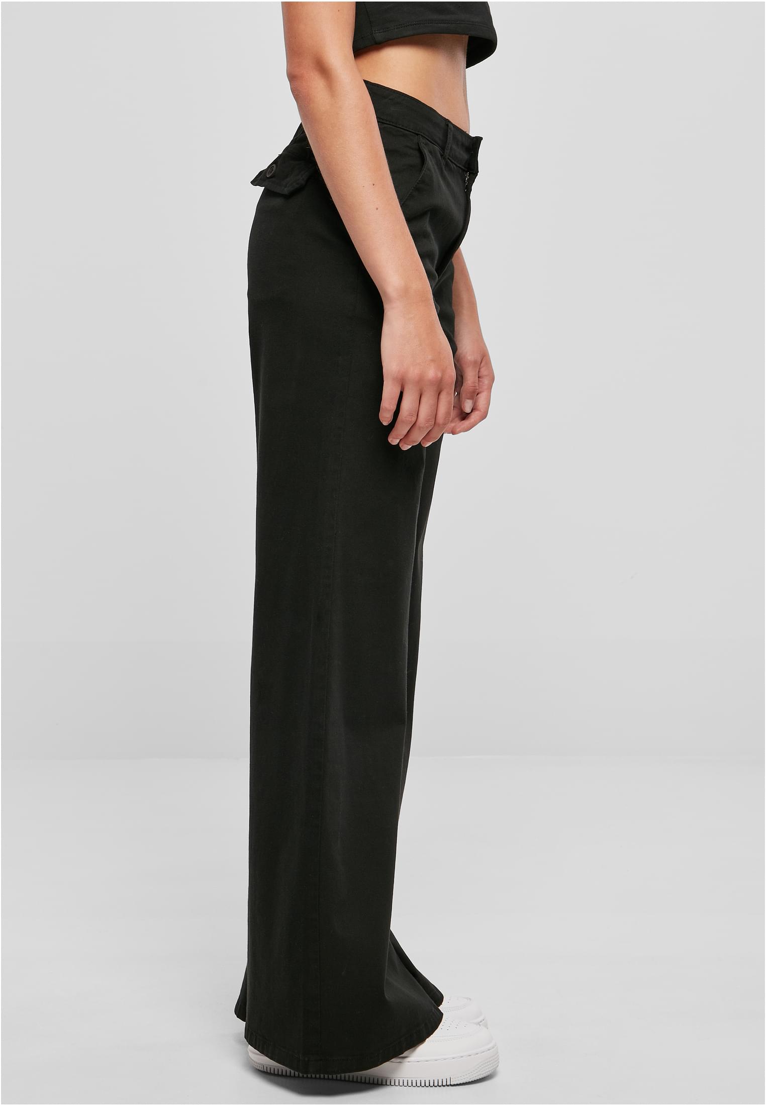 Urban Classics Pantaloni High Waist Wide Leg Chino
