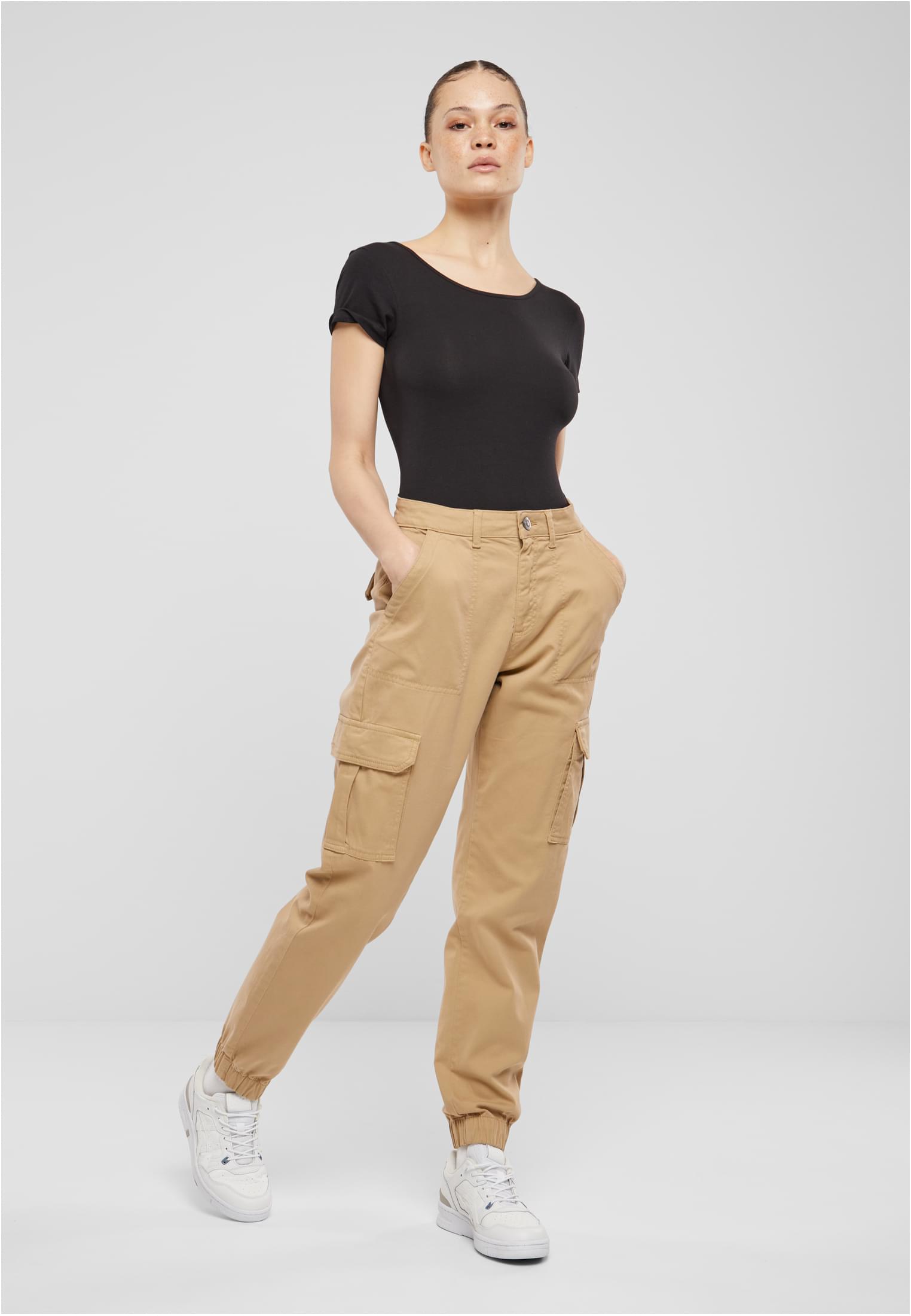 Urban Classics Pantaloni Cotton Twill Utility unionbeige