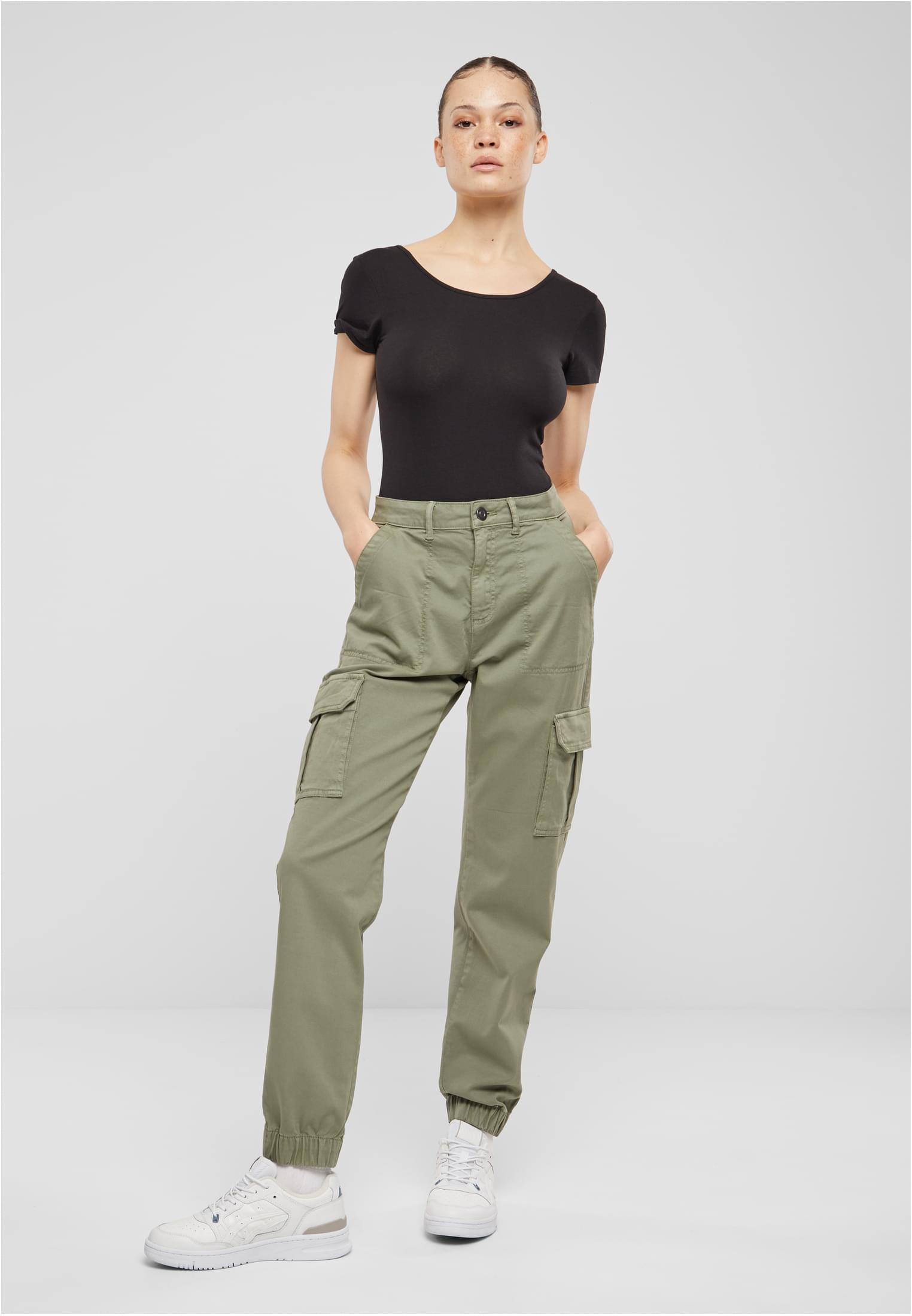UC Ladies Pantaloni Cotton Twill Utility palegreen