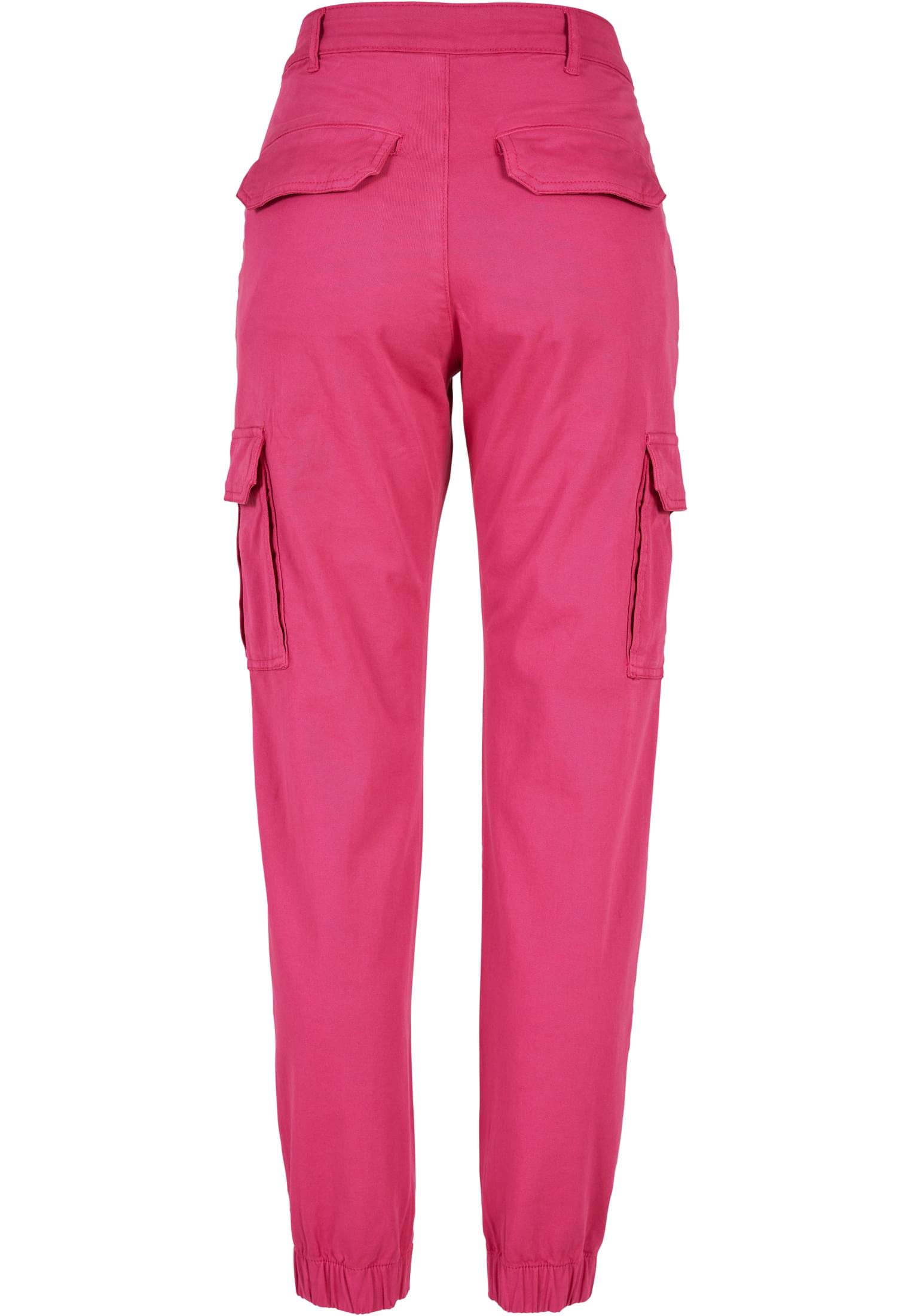 Urban Classics Pantaloni Cotton Twill Utility hibiskus