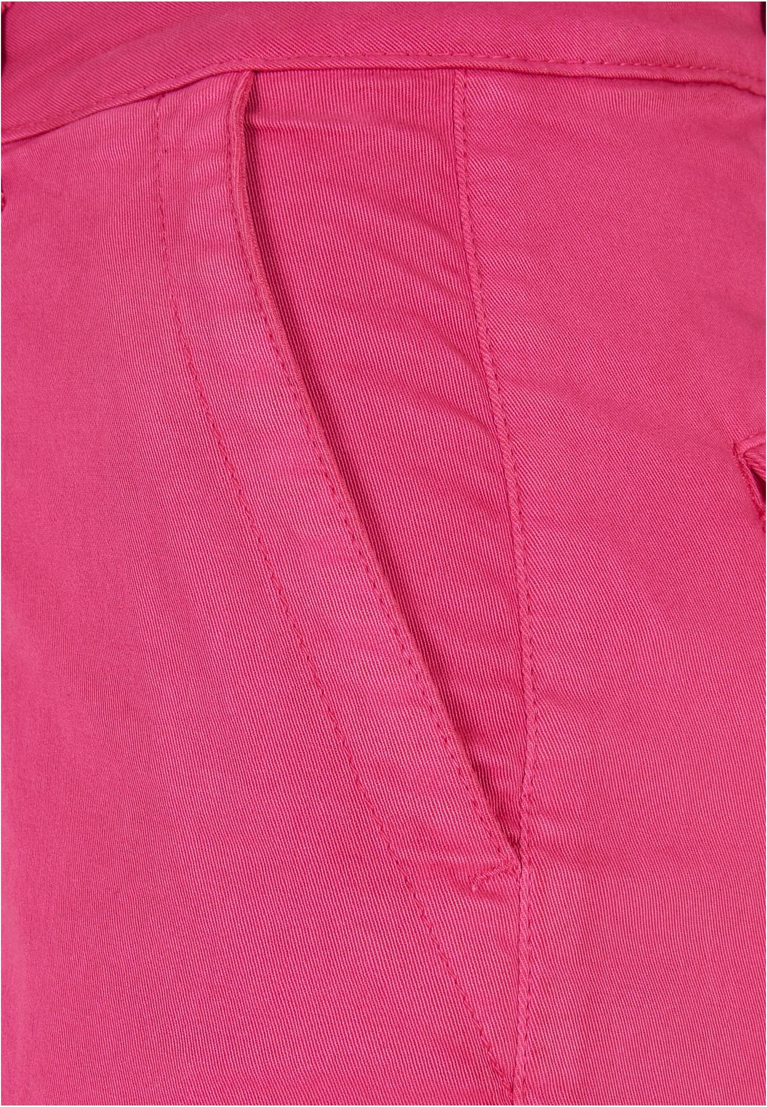 Urban Classics Pantaloni Cotton Twill Utility hibiskus