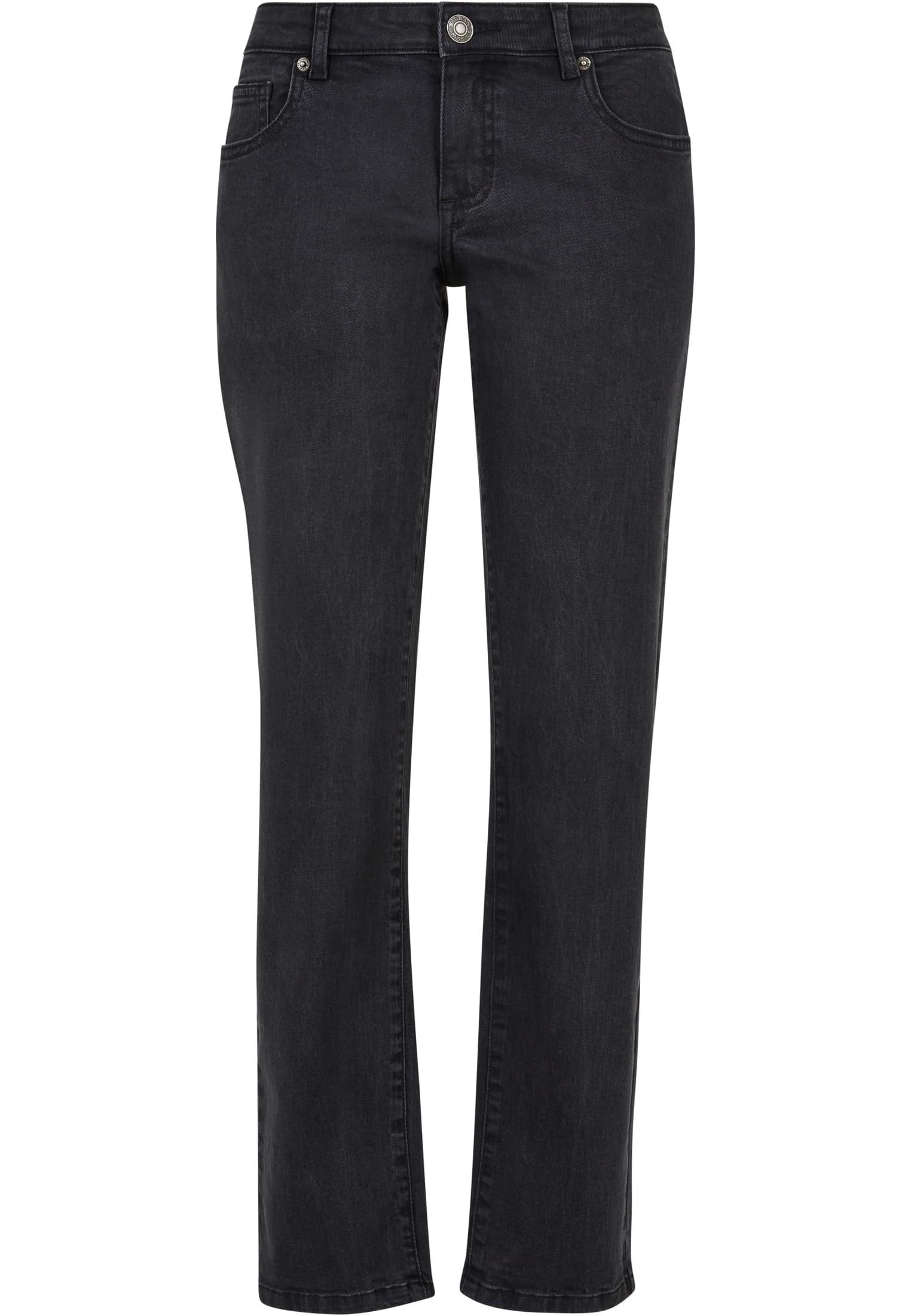Urban Classics Pantaloni Low Waist Straight washed