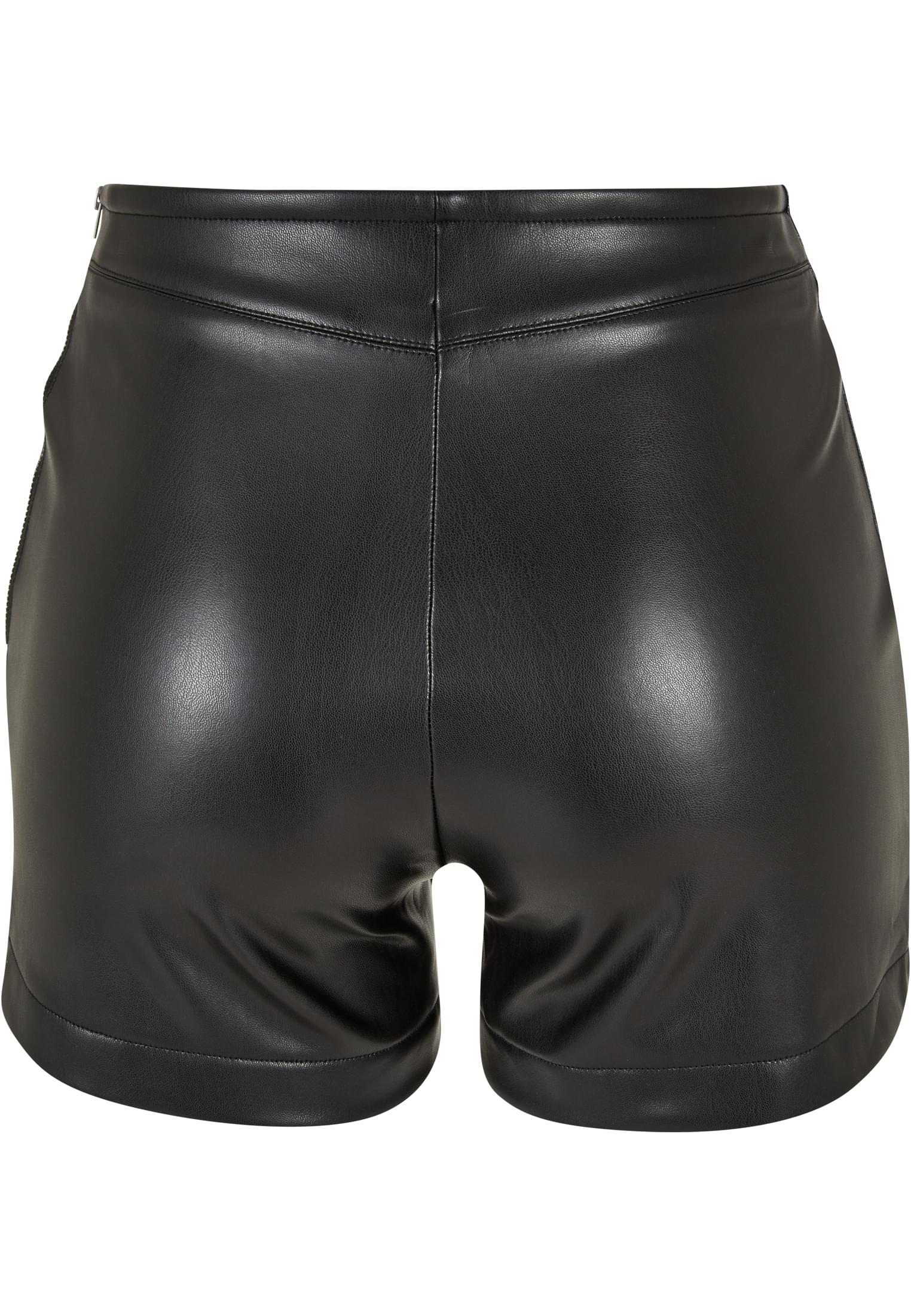 Ladies Synthetic Leather Shorts-TB5485