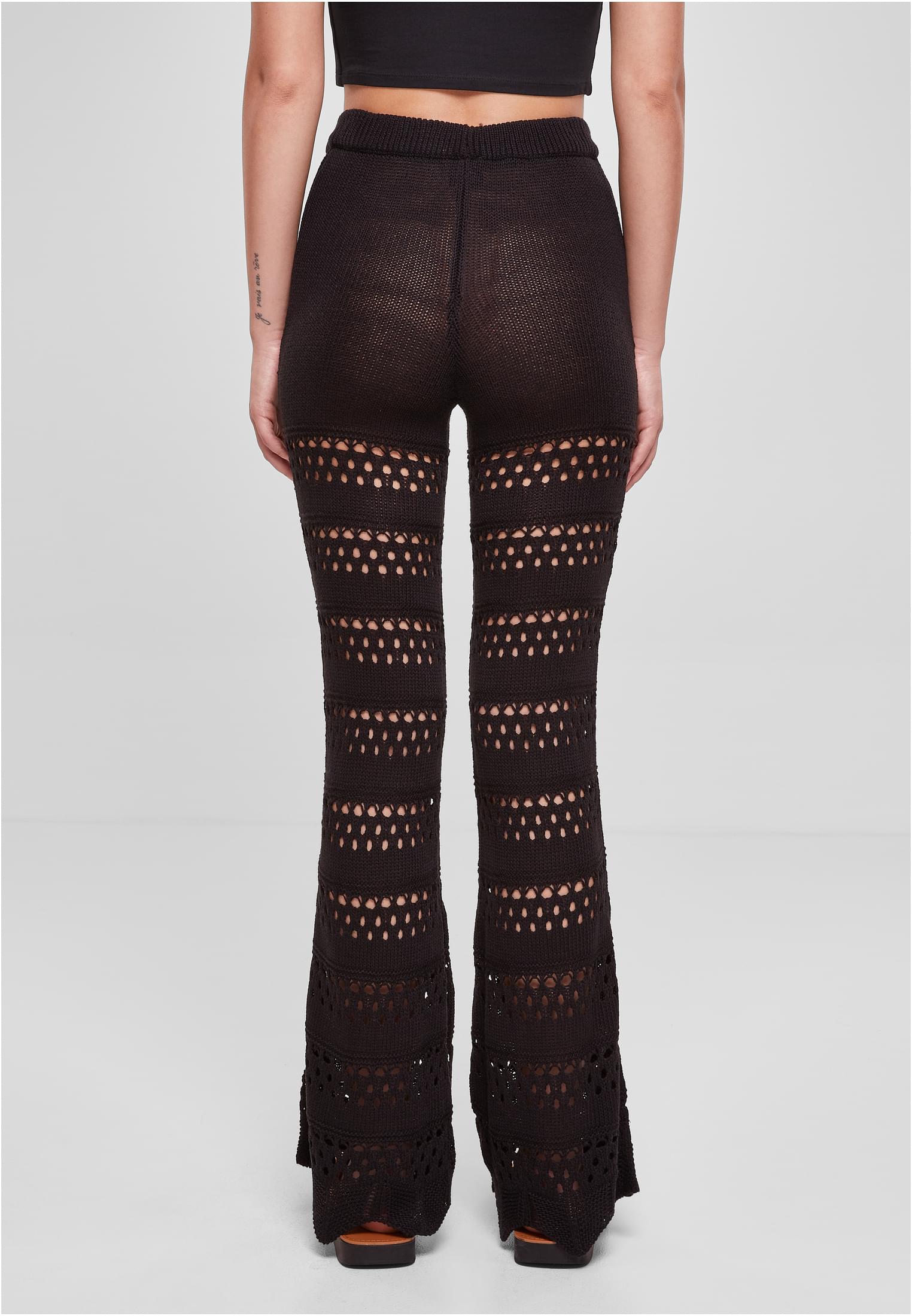 Urban Classics Leggings Flared Crochet Knit