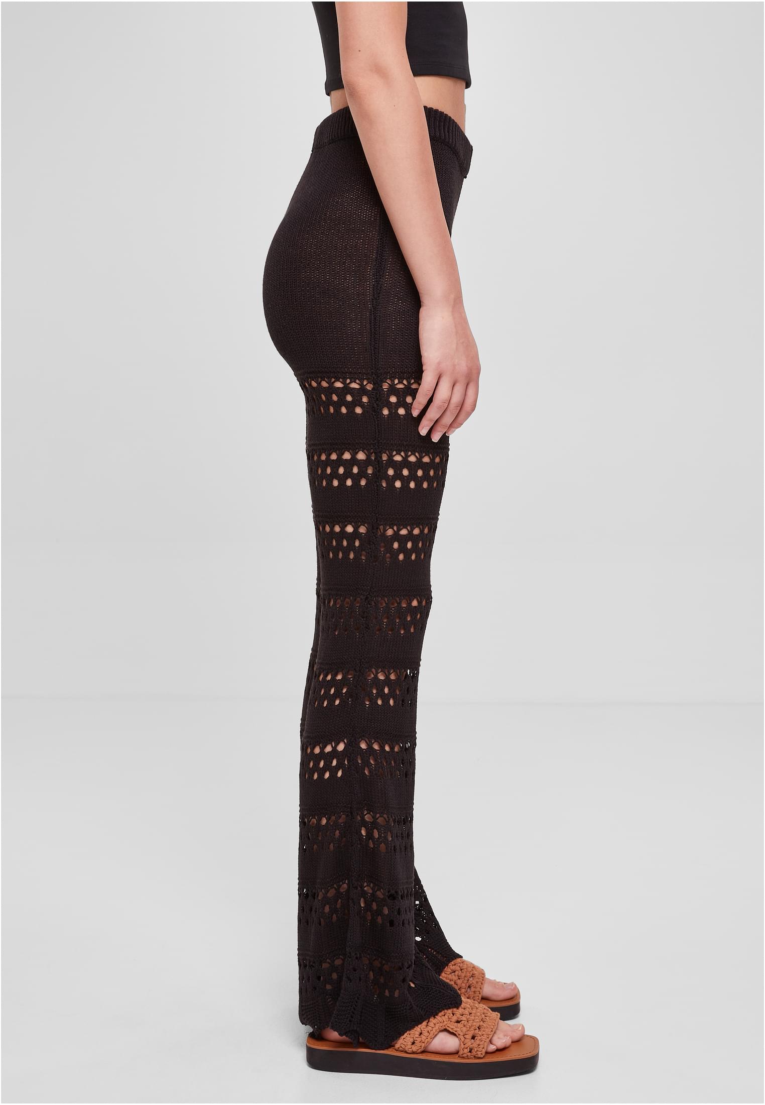 Urban Classics Leggings Flared Crochet Knit