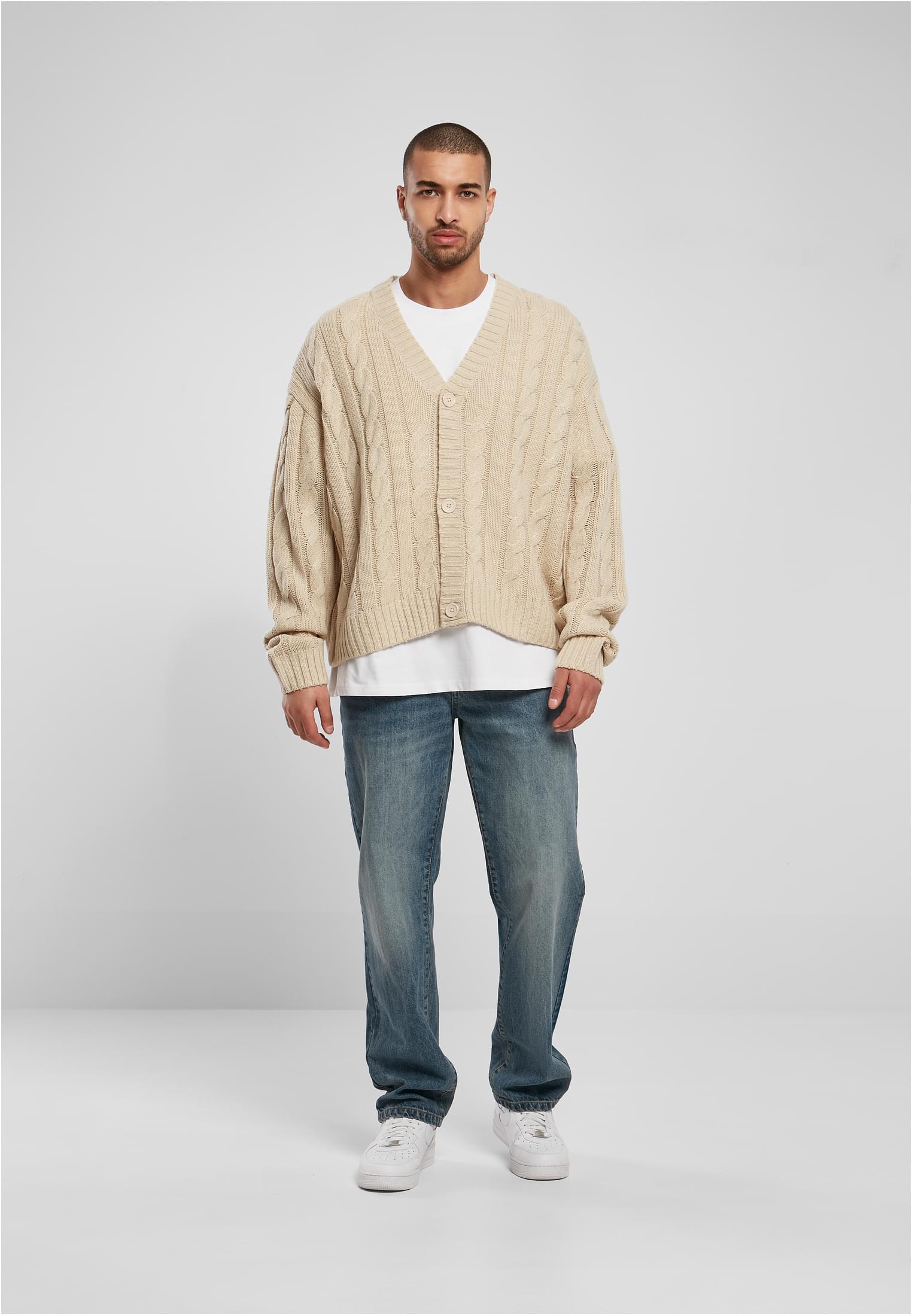 Urban Classics Cardigan Boxy softseagrass