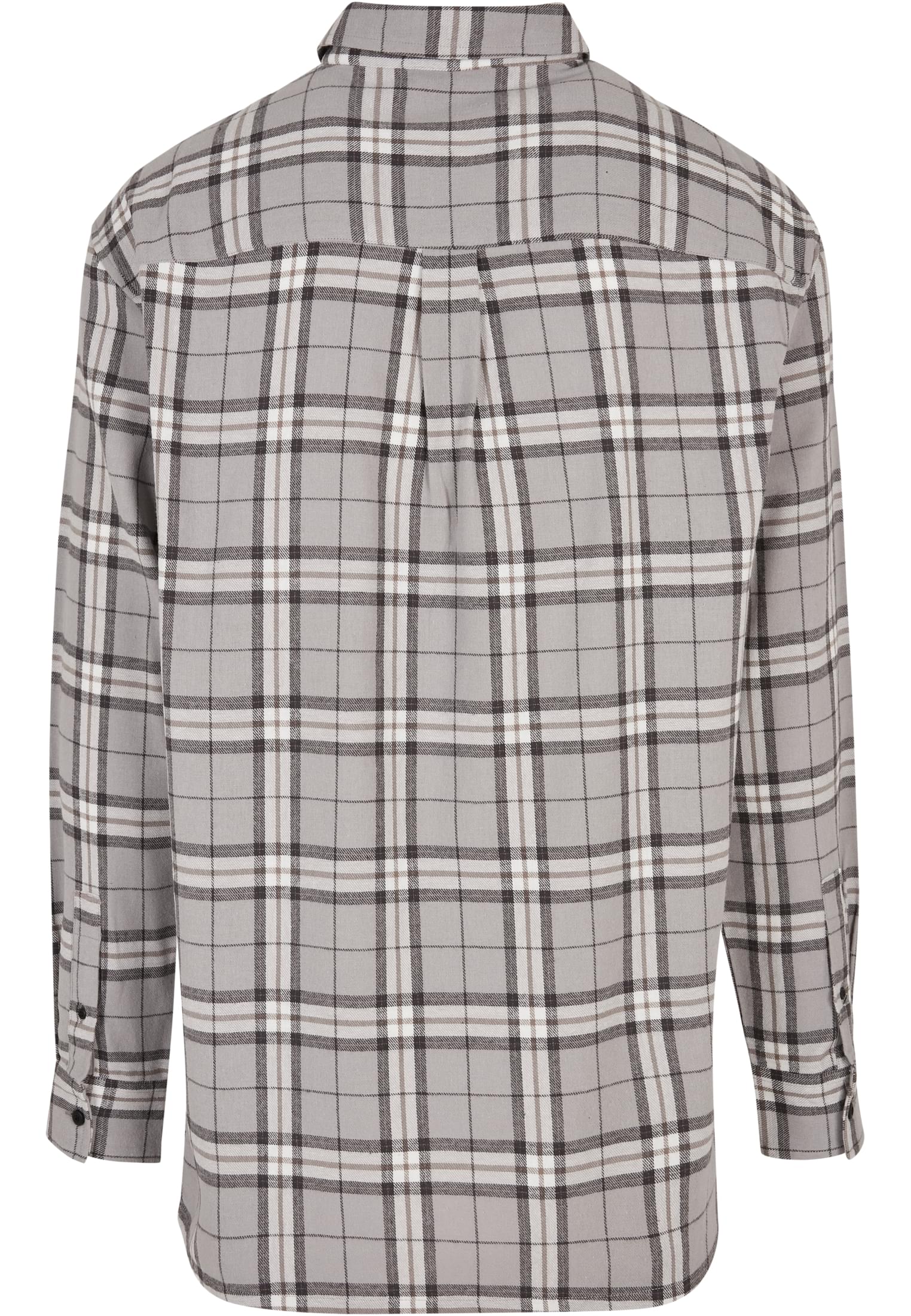 UC Men Camicia Long Oversized Check