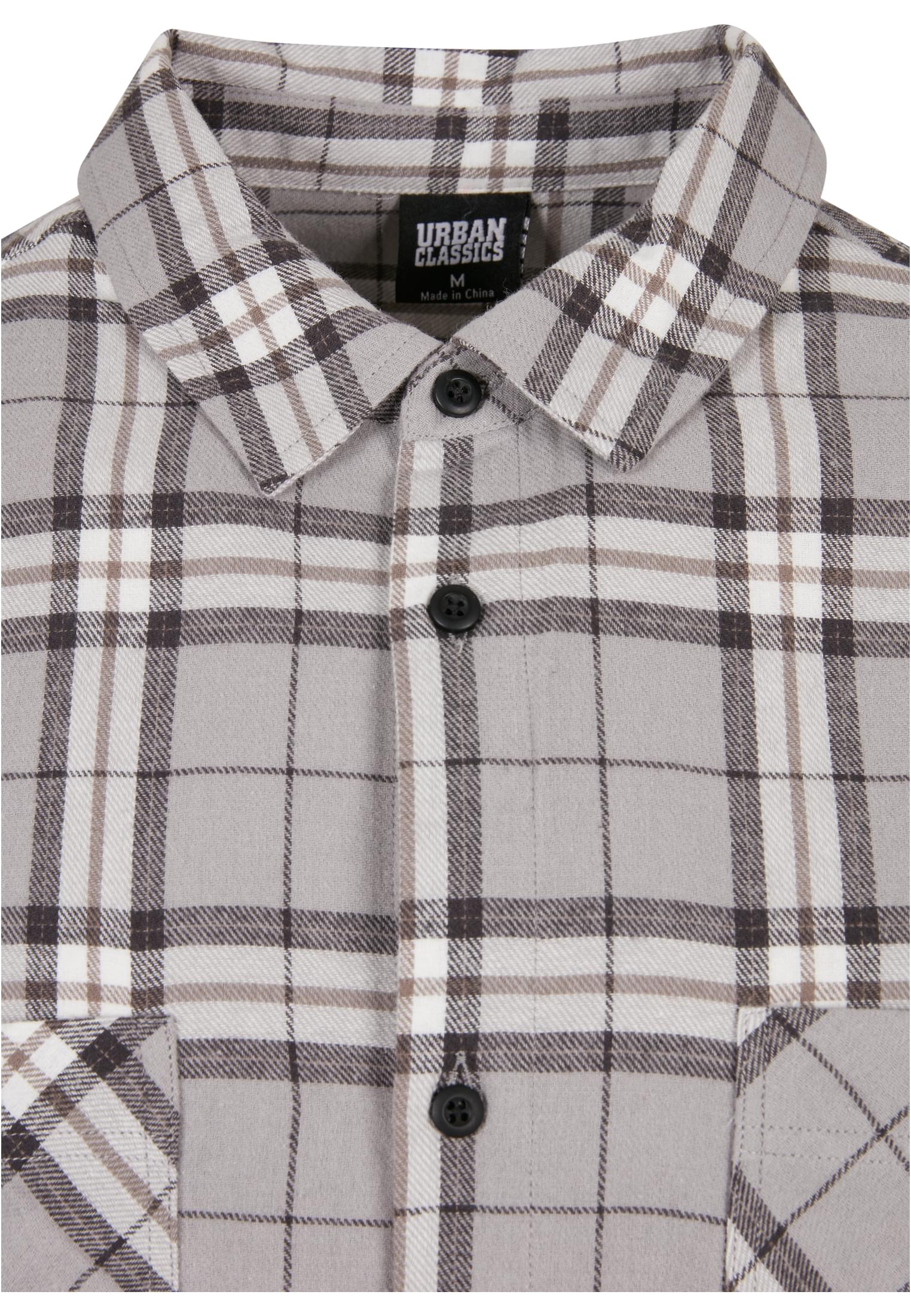 UC Men Camicia Long Oversized Check