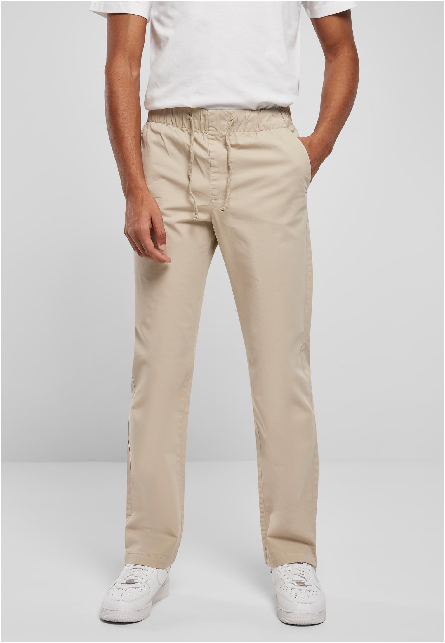 Urban Classics Pantaloni Straight Slit softseagrass