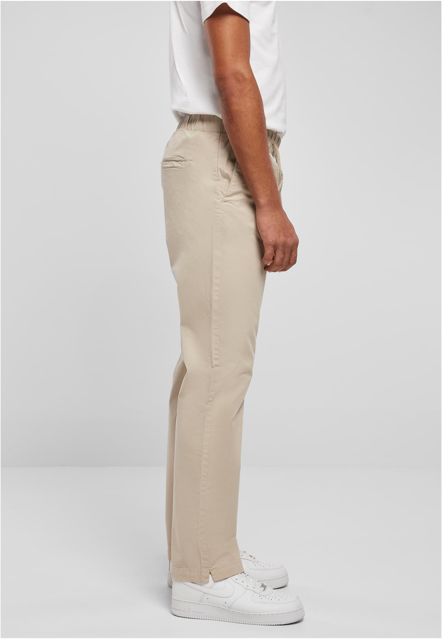 Urban Classics Pantaloni Straight Slit softseagrass