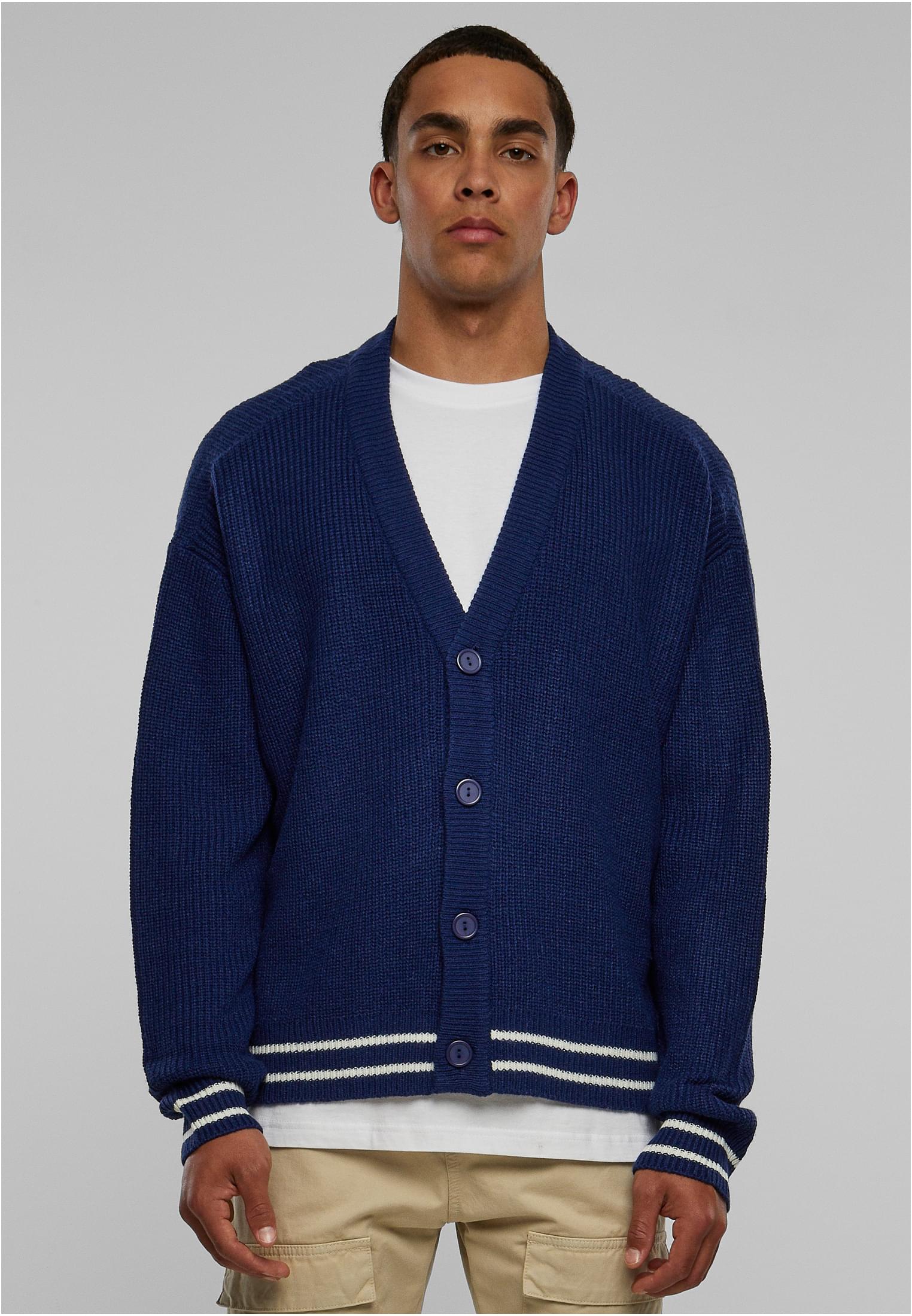 Urban Classics Cardigan Sporty Boxy spaceblue