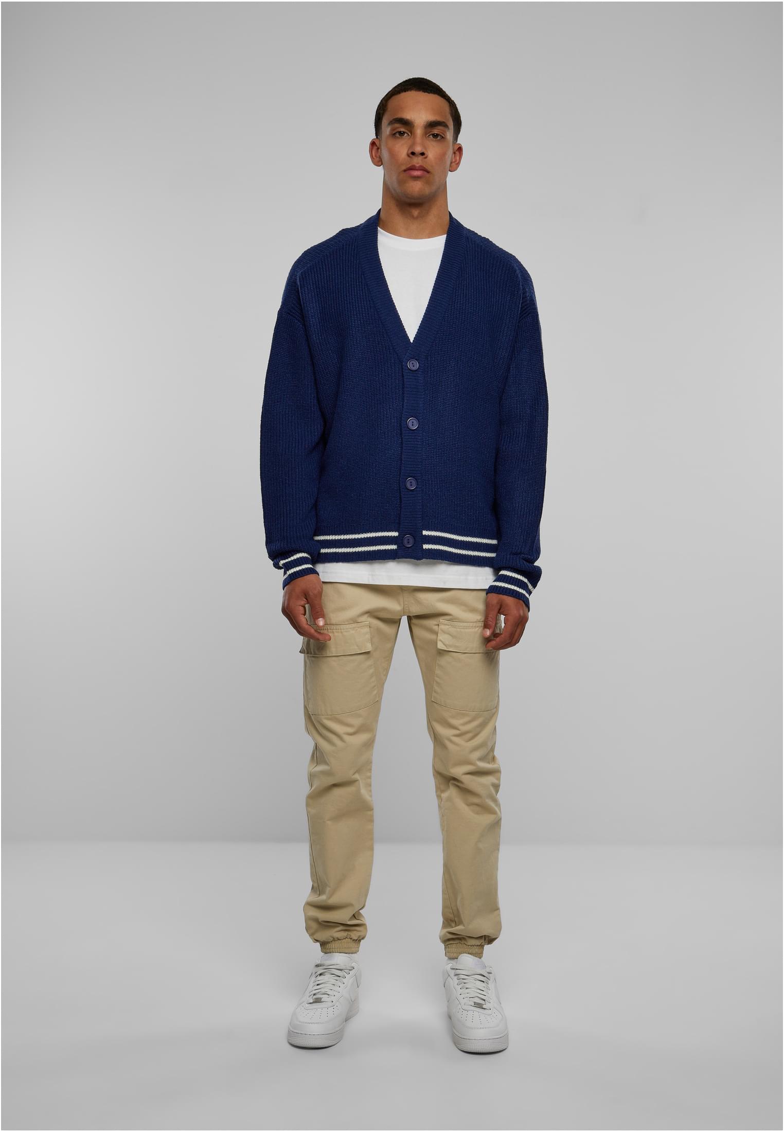 Urban Classics Cardigan Sporty Boxy spaceblue