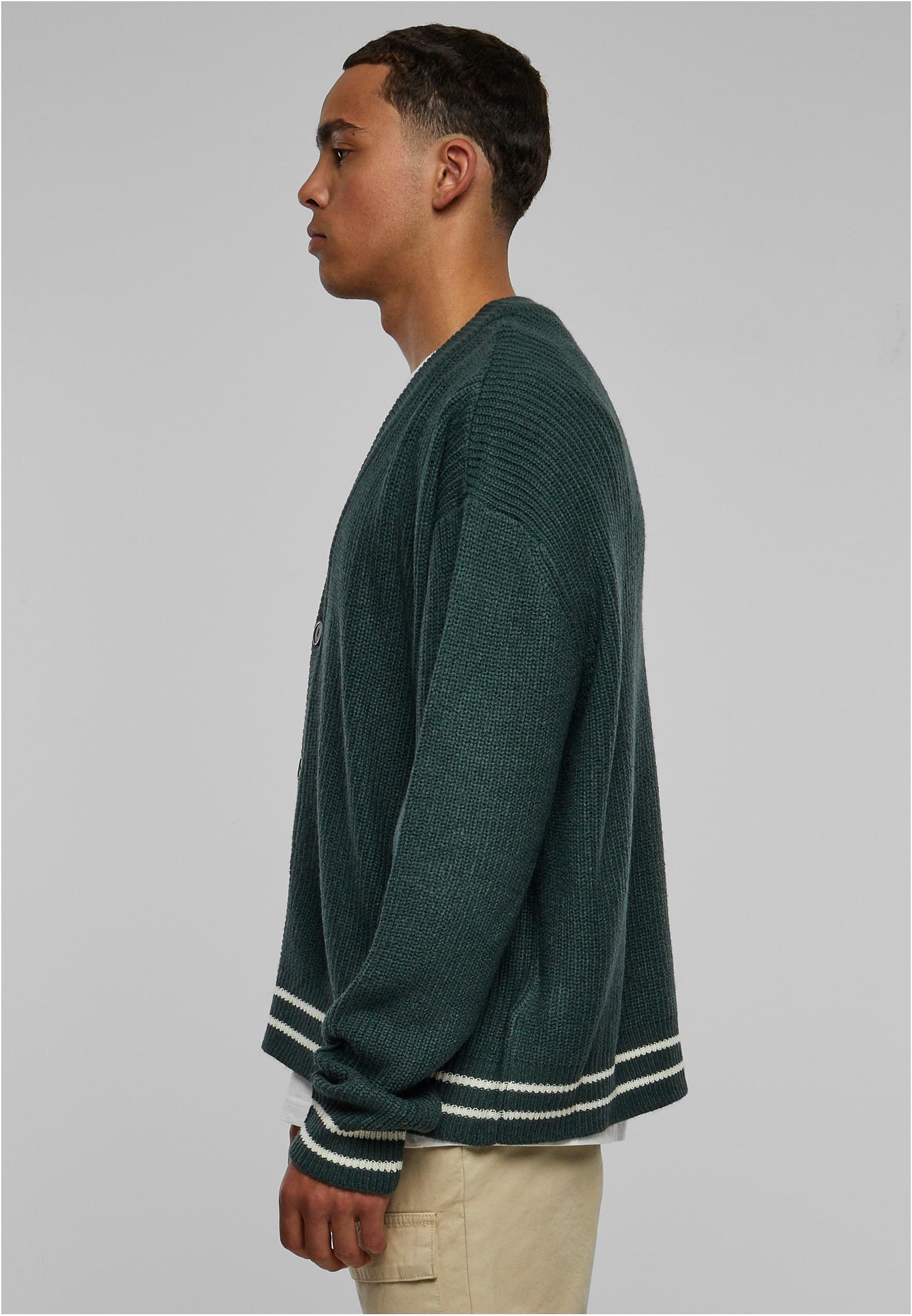 Urban Classics Cardigan Sporty Boxy bottlegreen