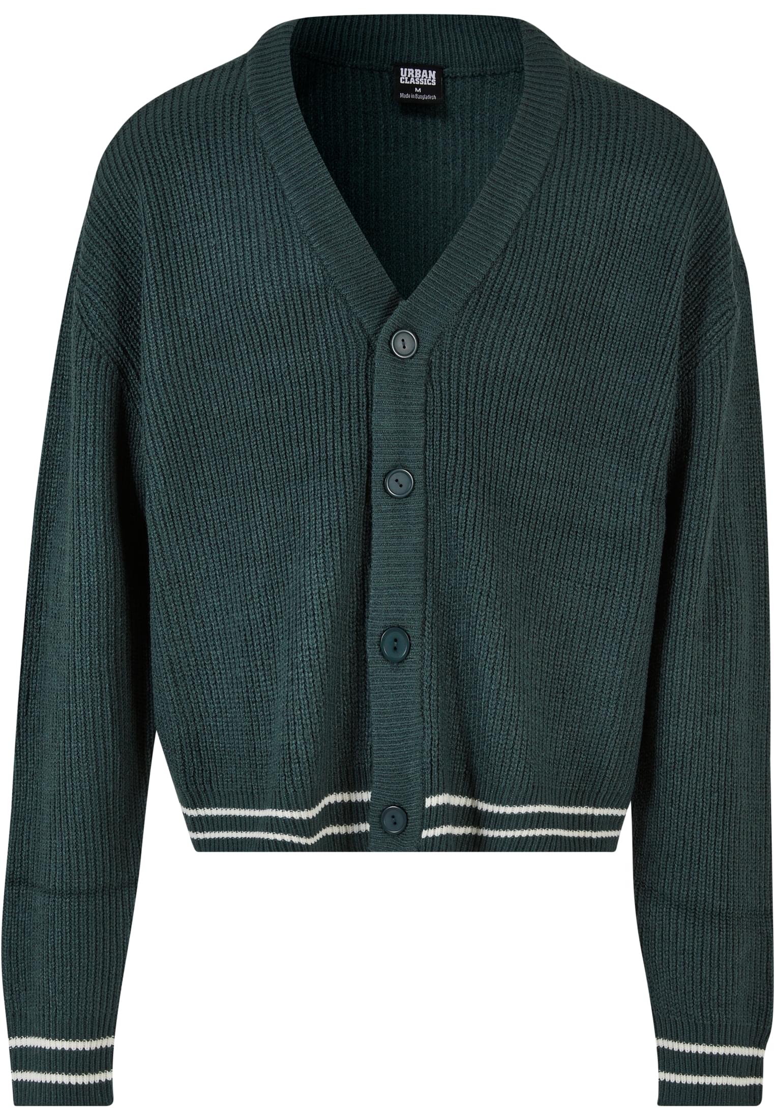 Urban Classics Cardigan Sporty Boxy bottlegreen