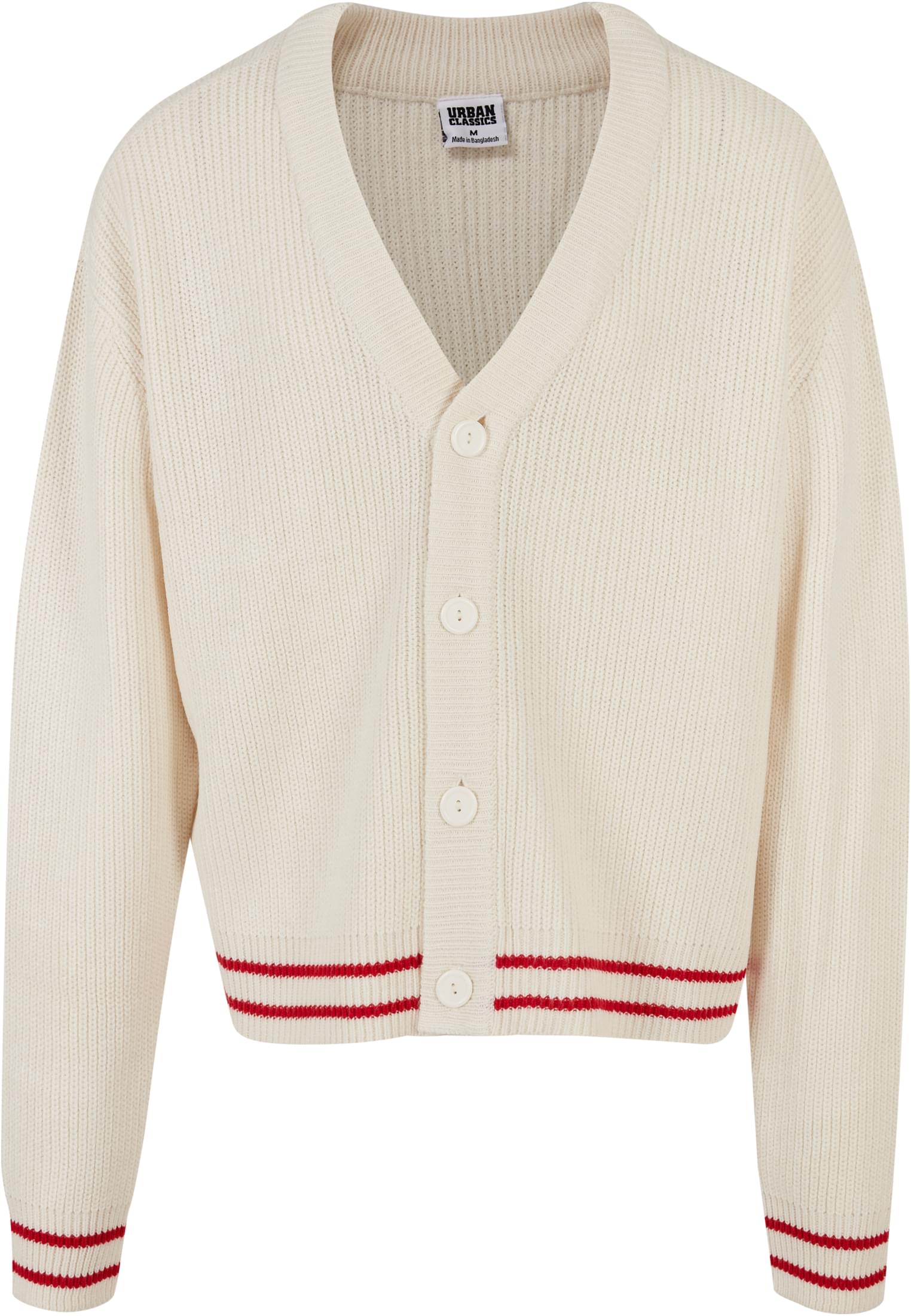 Urban Classics Cardigan Sporty Boxy whitesand