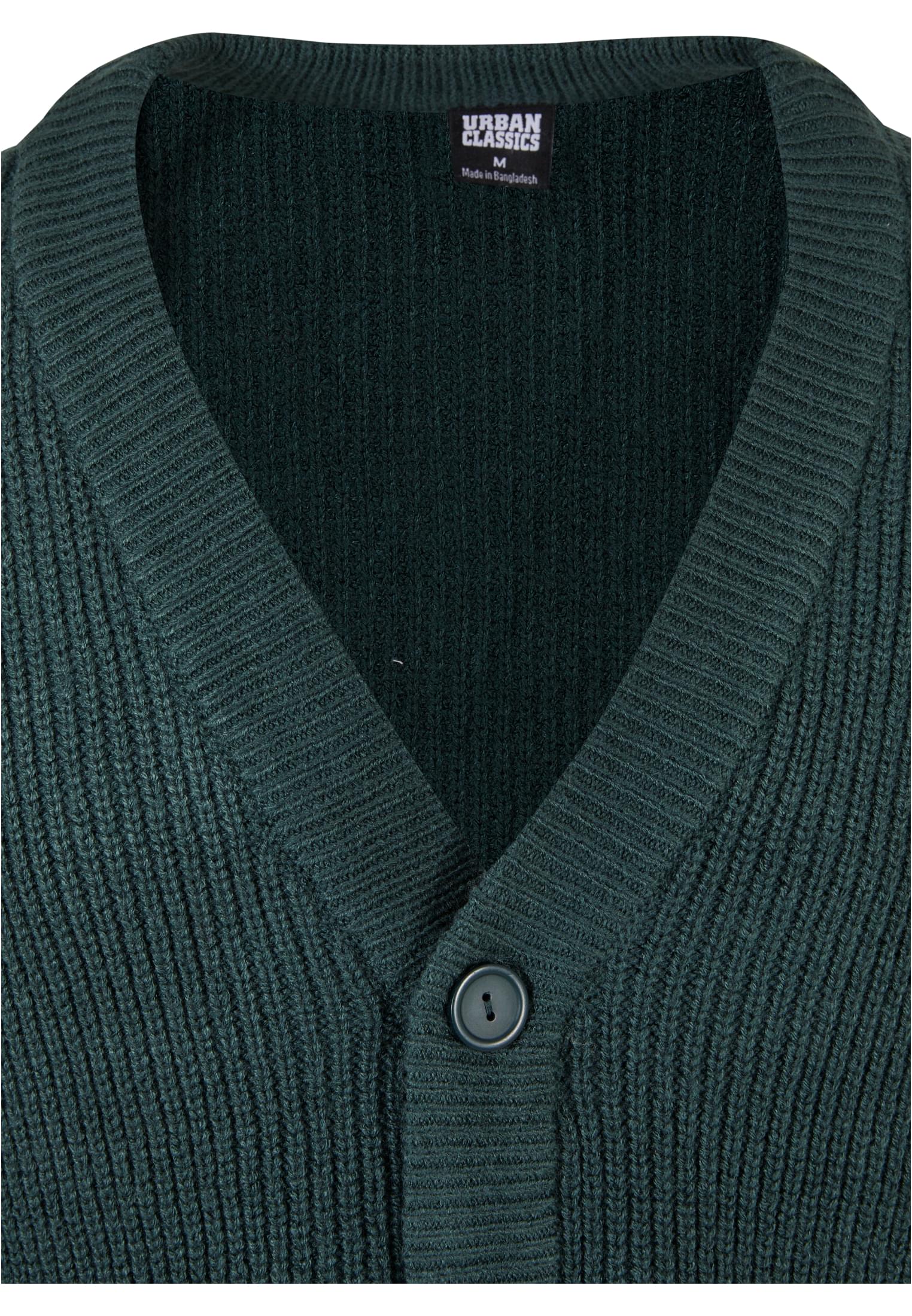 Urban Classics Cardigan Sporty Boxy bottlegreen