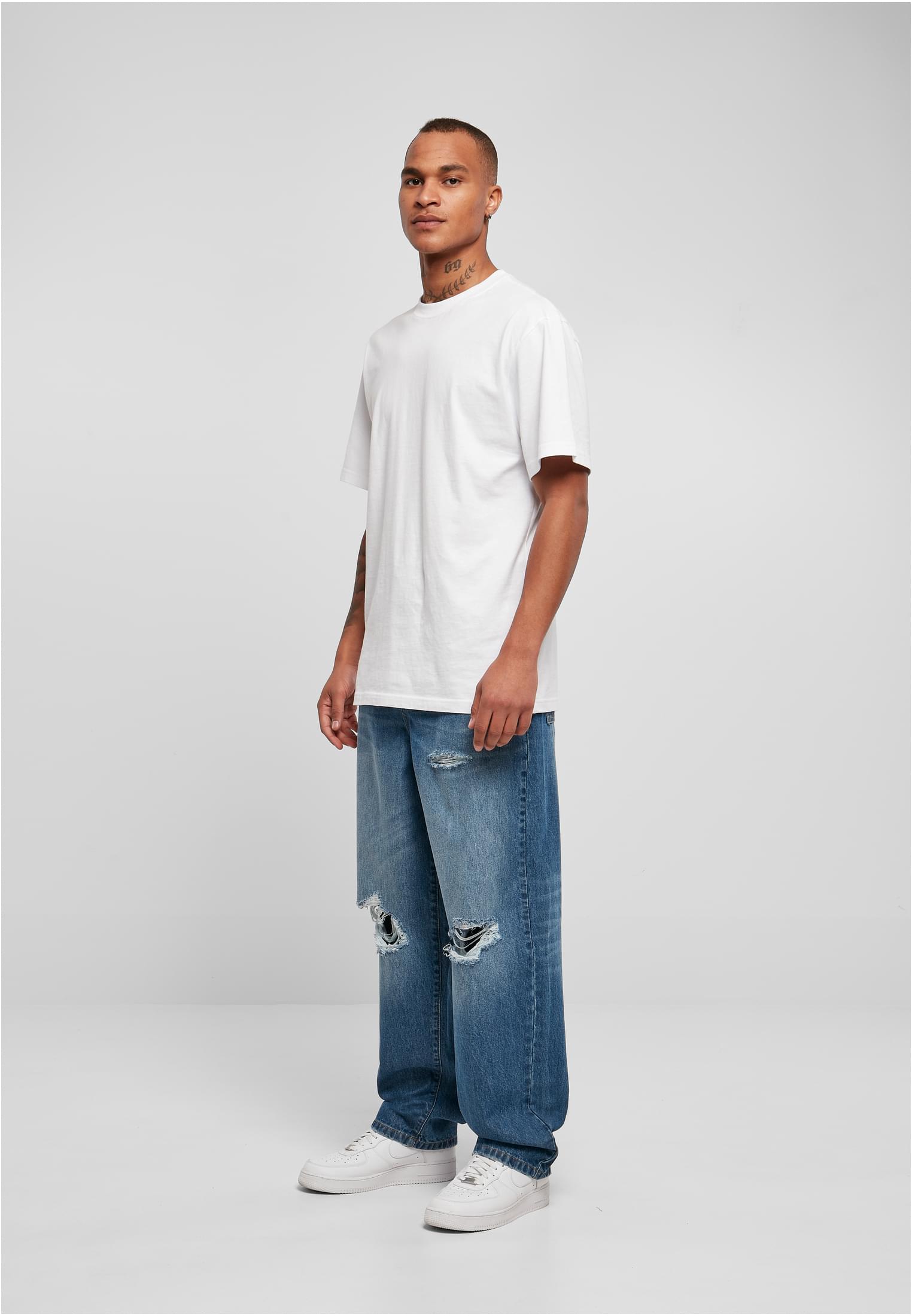 Urban Classics Jeans Distressed mid deepblue destroyed washed