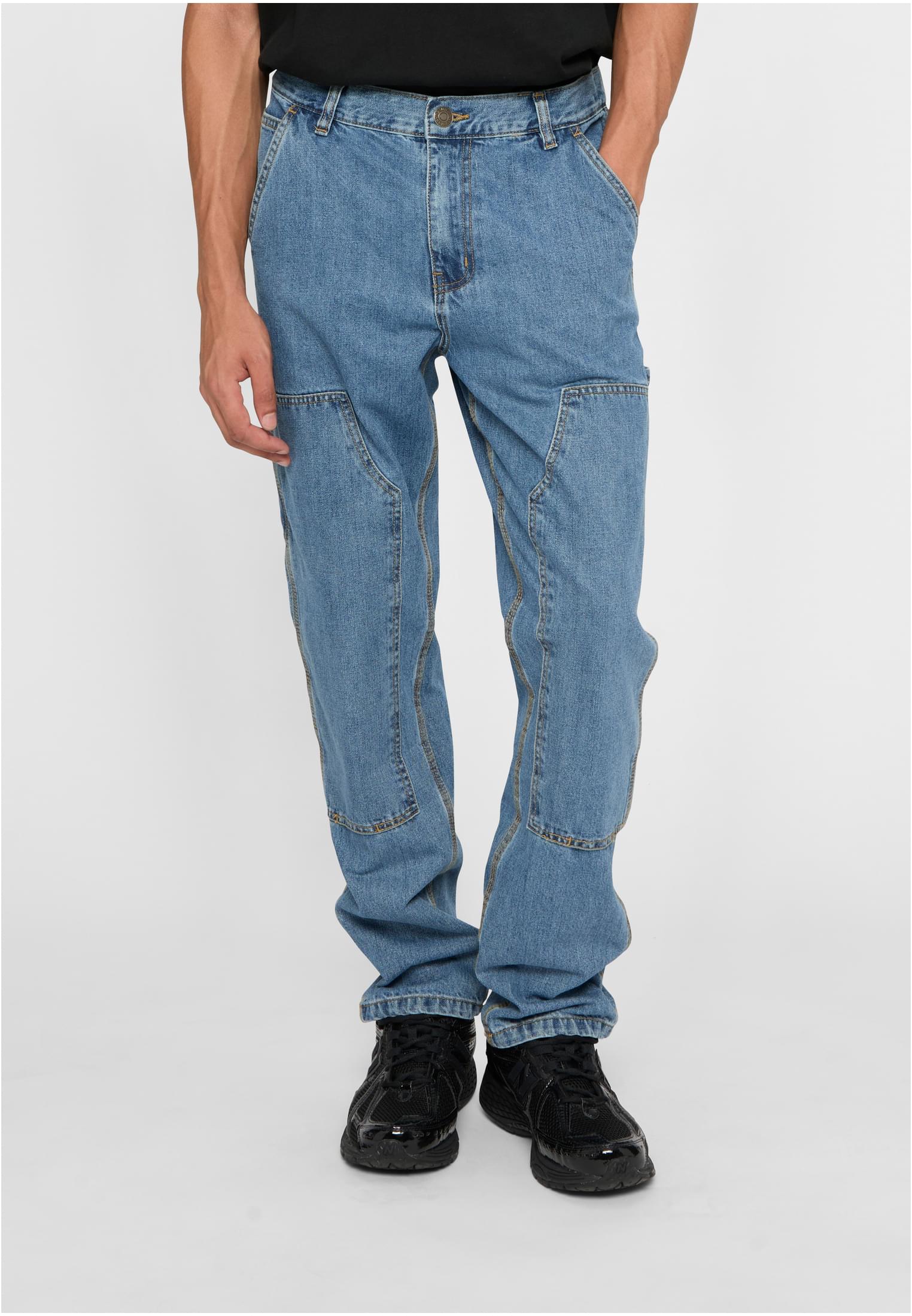 Urban Classics Jeans Double Knee washed