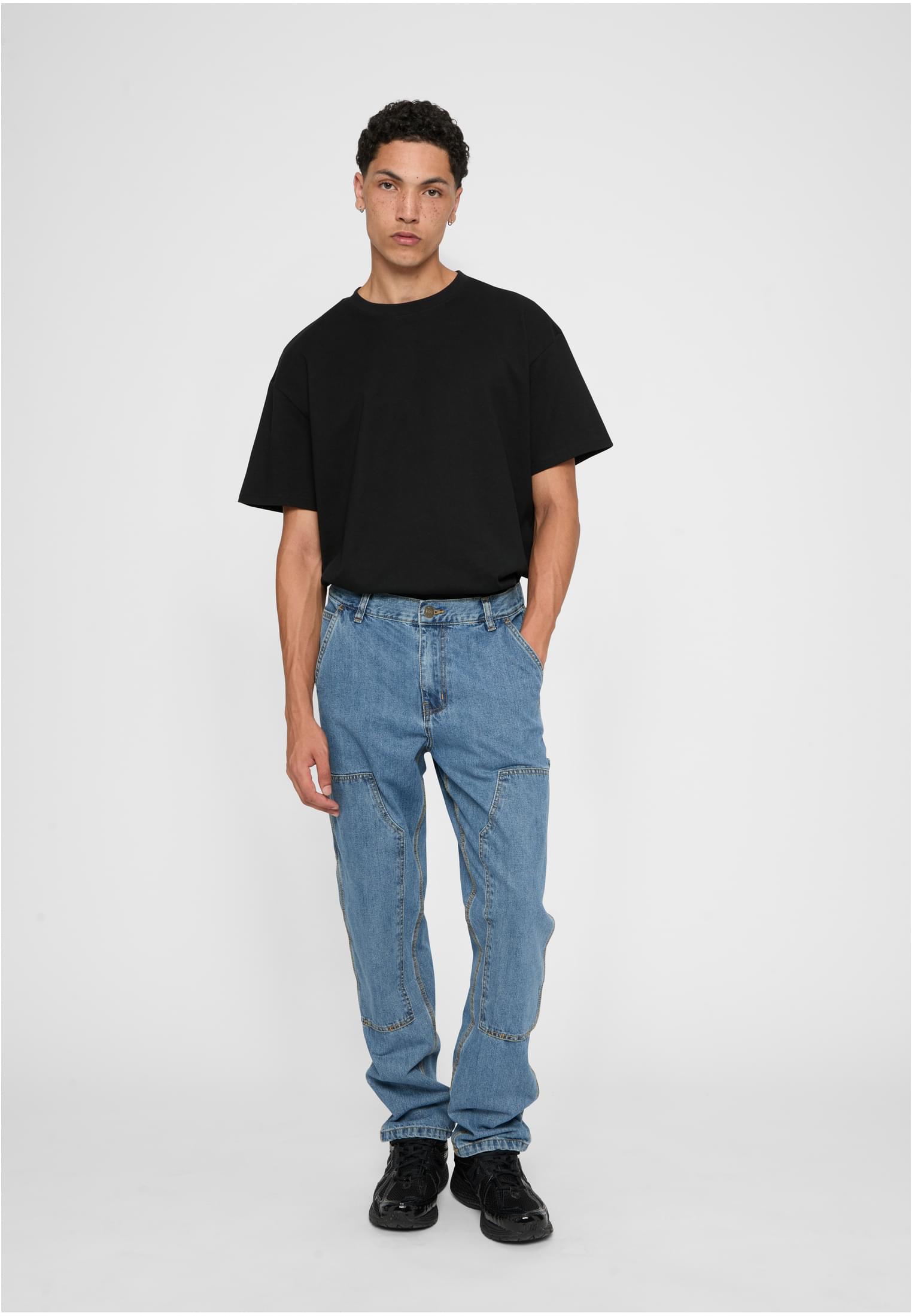 Urban Classics Jeans Double Knee washed