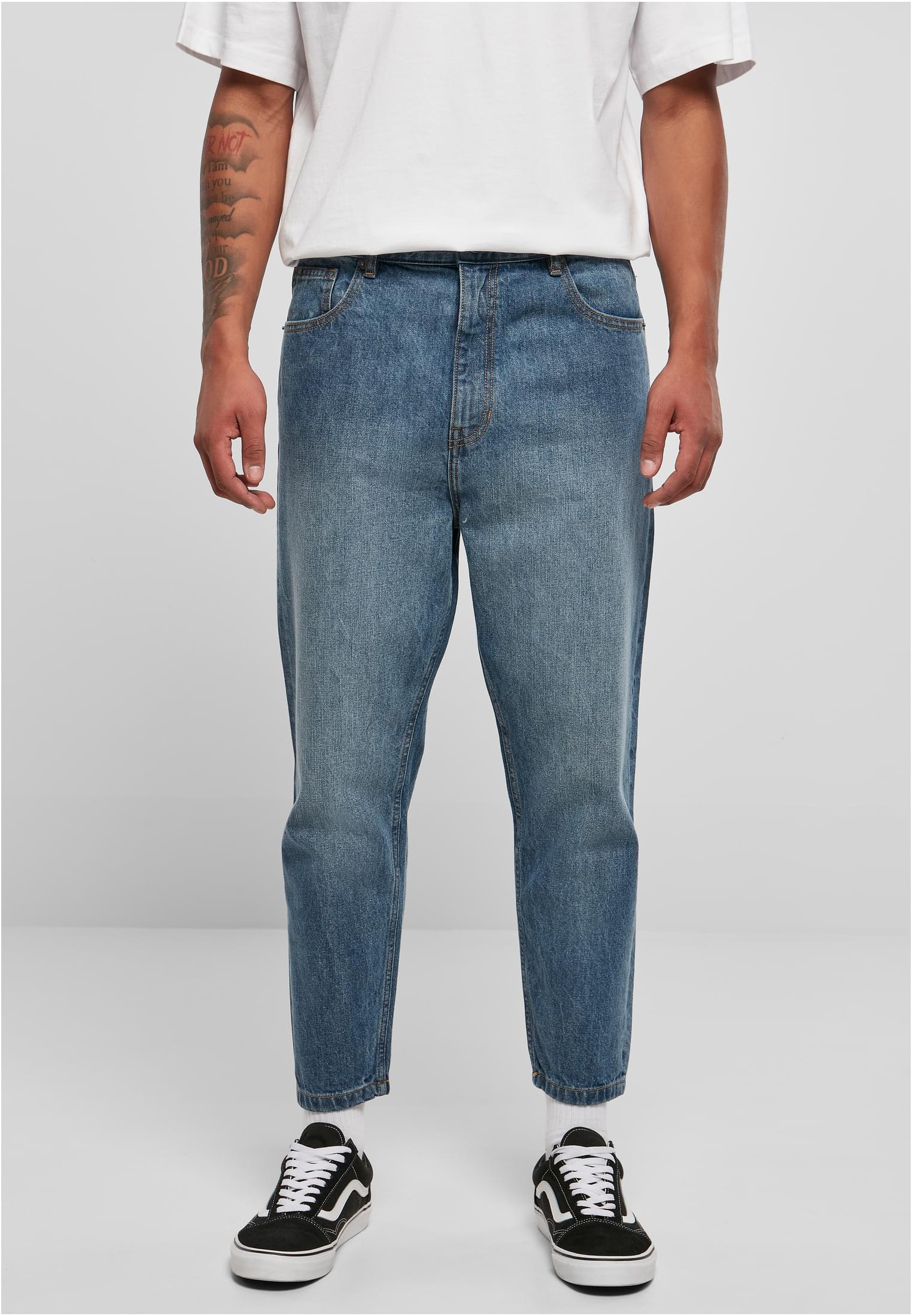 Slim Tapered Cropped Jeans