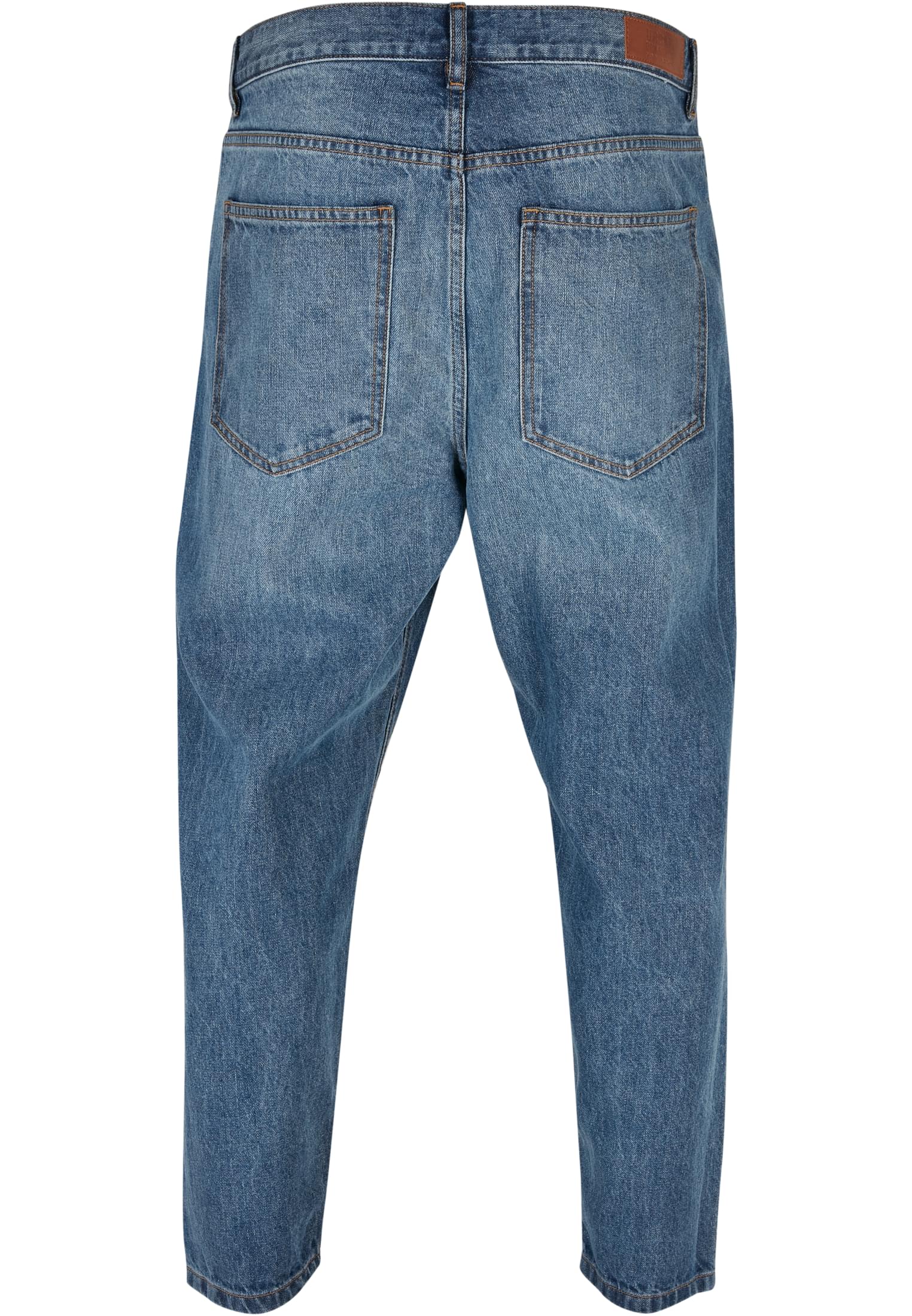Urban Classics Jeans Cropped Tapered middeepblue