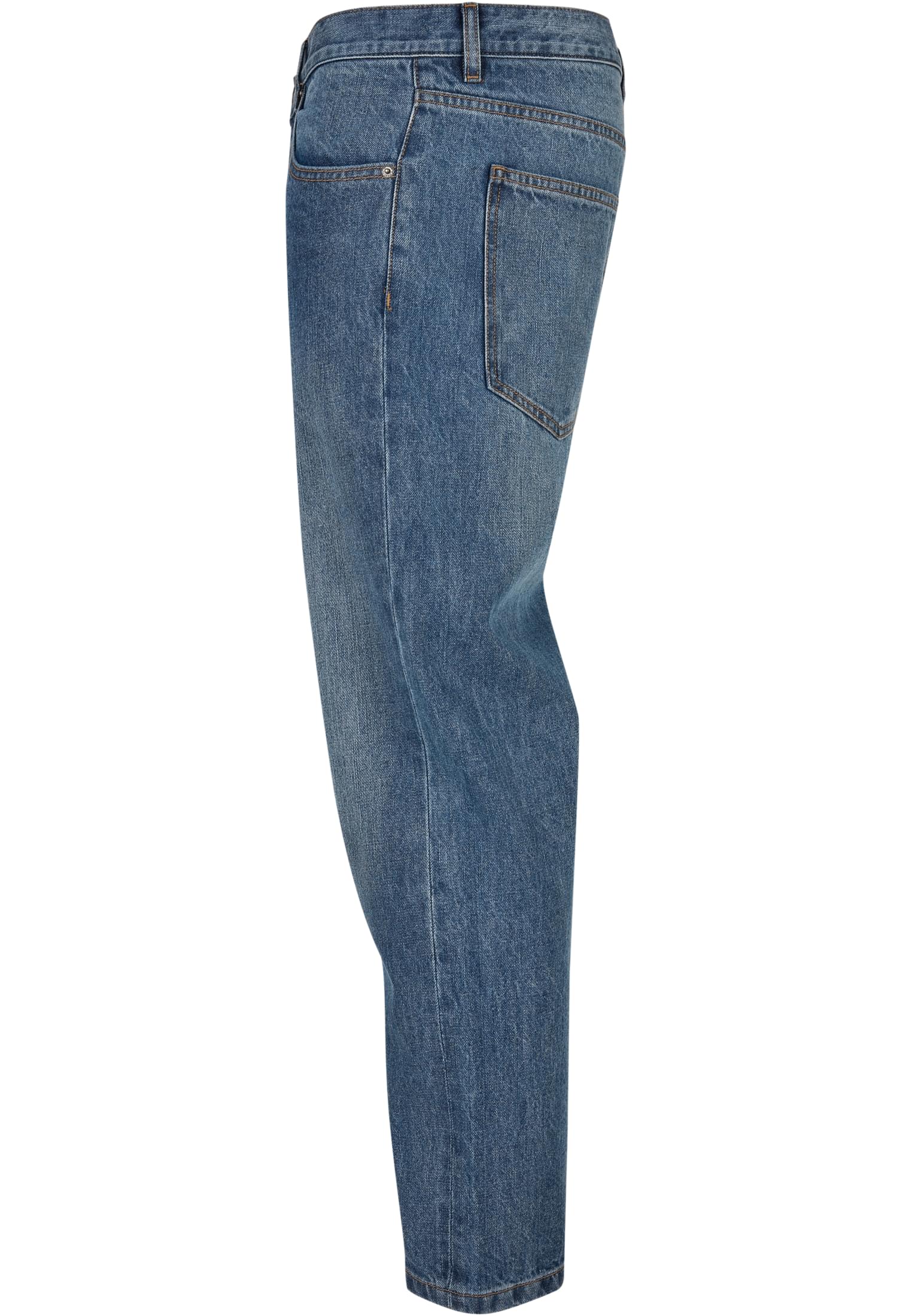Urban Classics Jeans Cropped Tapered middeepblue