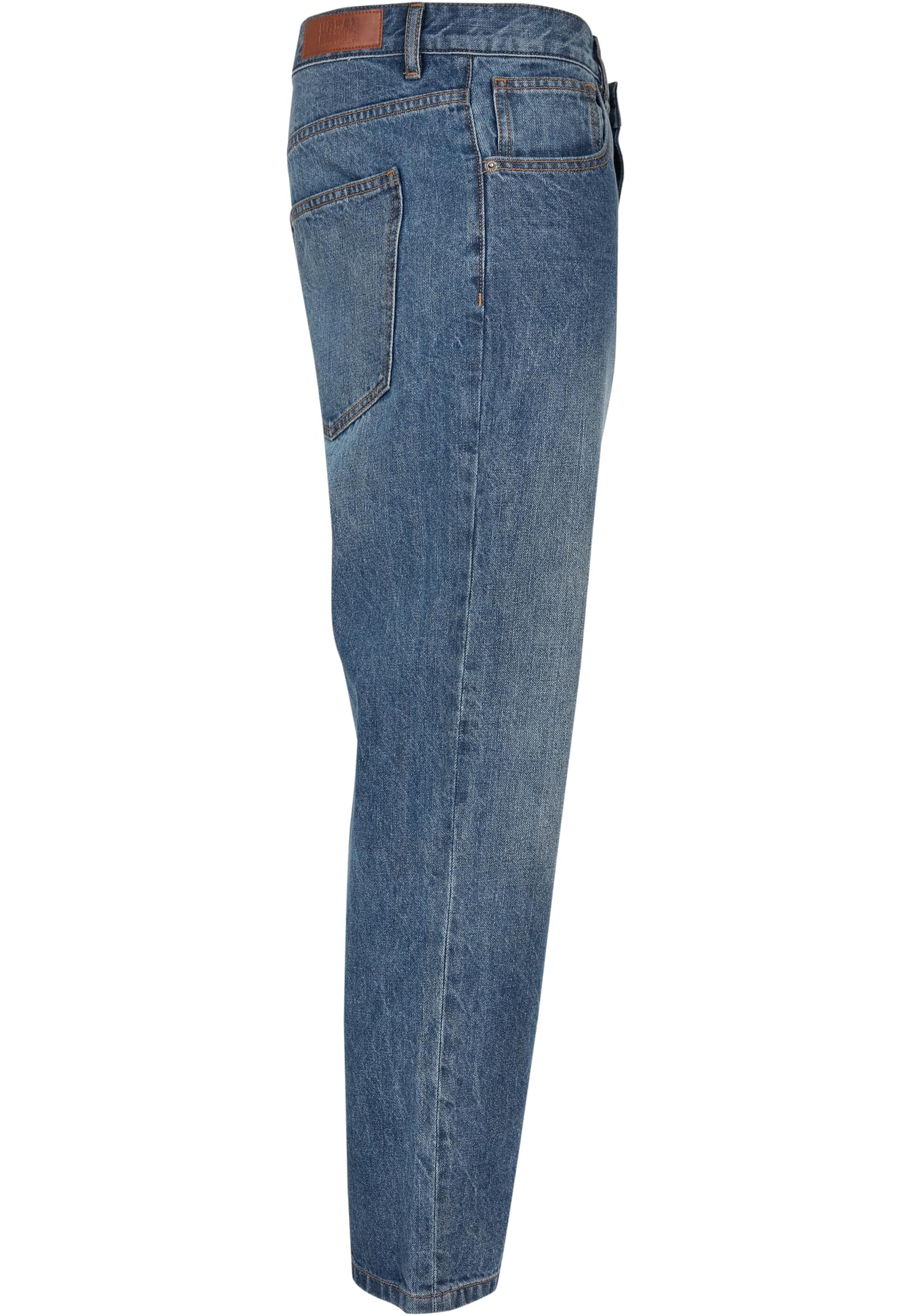 Urban Classics Jeans Cropped Tapered middeepblue